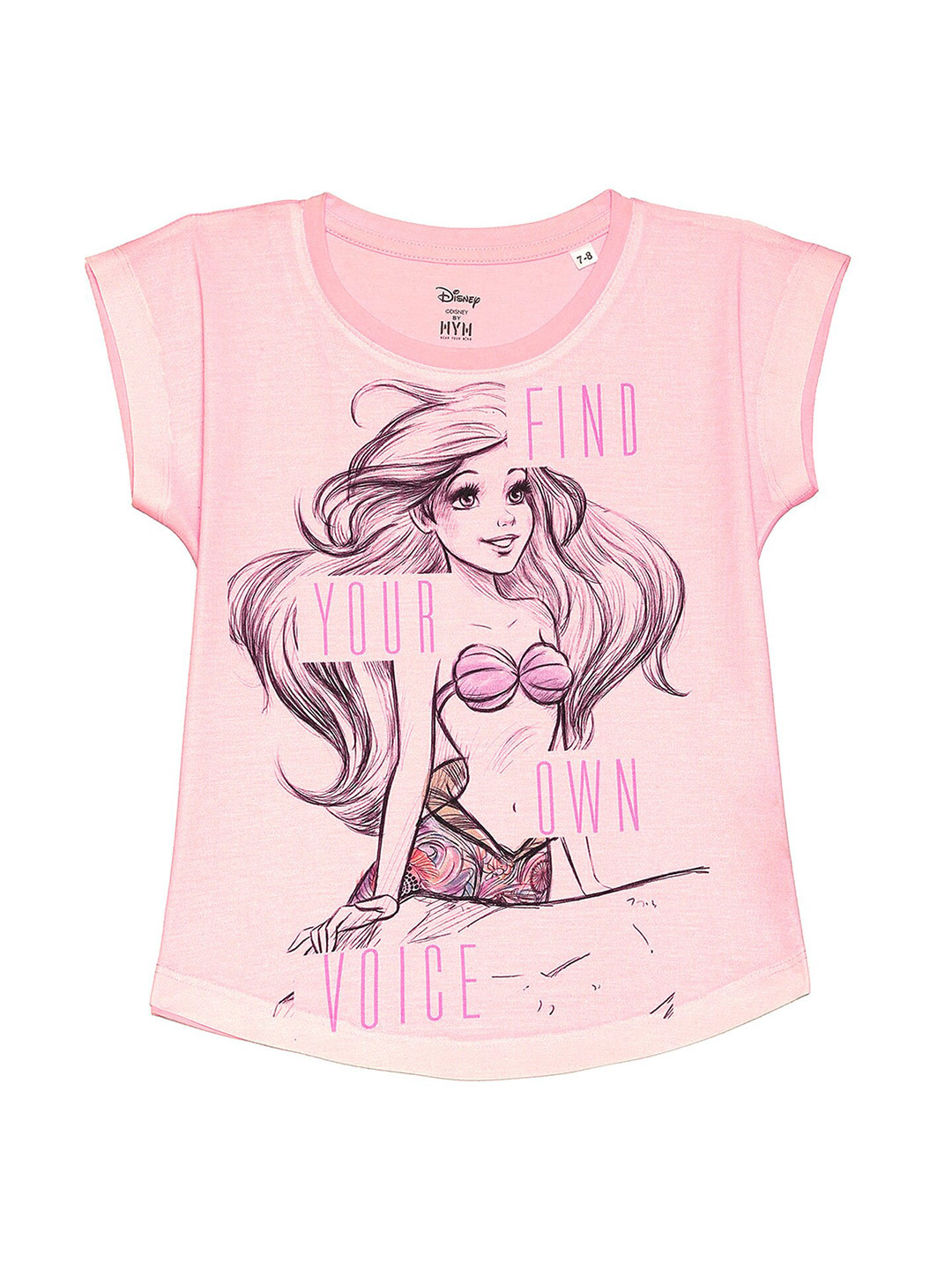 Wear Your Mind Pink Print Extended Sleeves Top