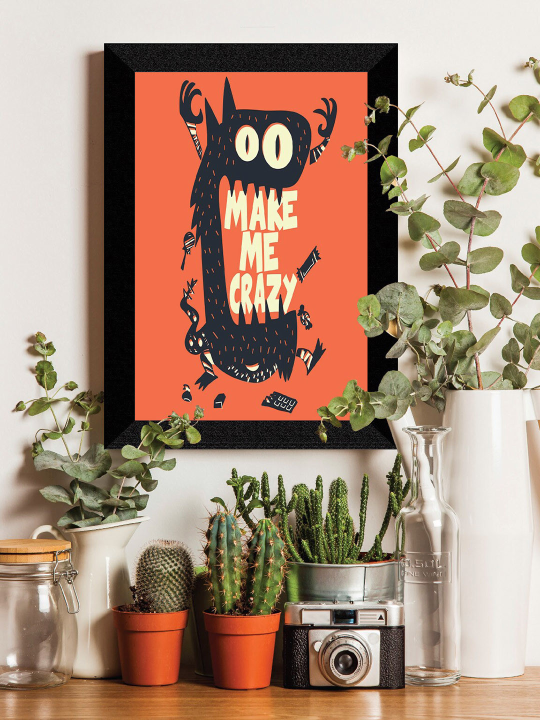 SAF Cartoon Premium Paper Wall Rectangle Paintings Wall Art - 11 x 14In