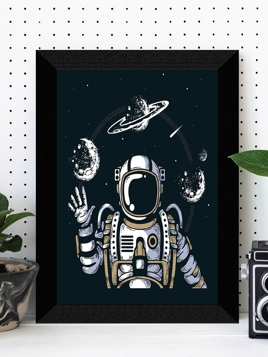 SAF Astronaut Premium Paper Wall Rectangle Paintings Wall Art - 11 x 14In