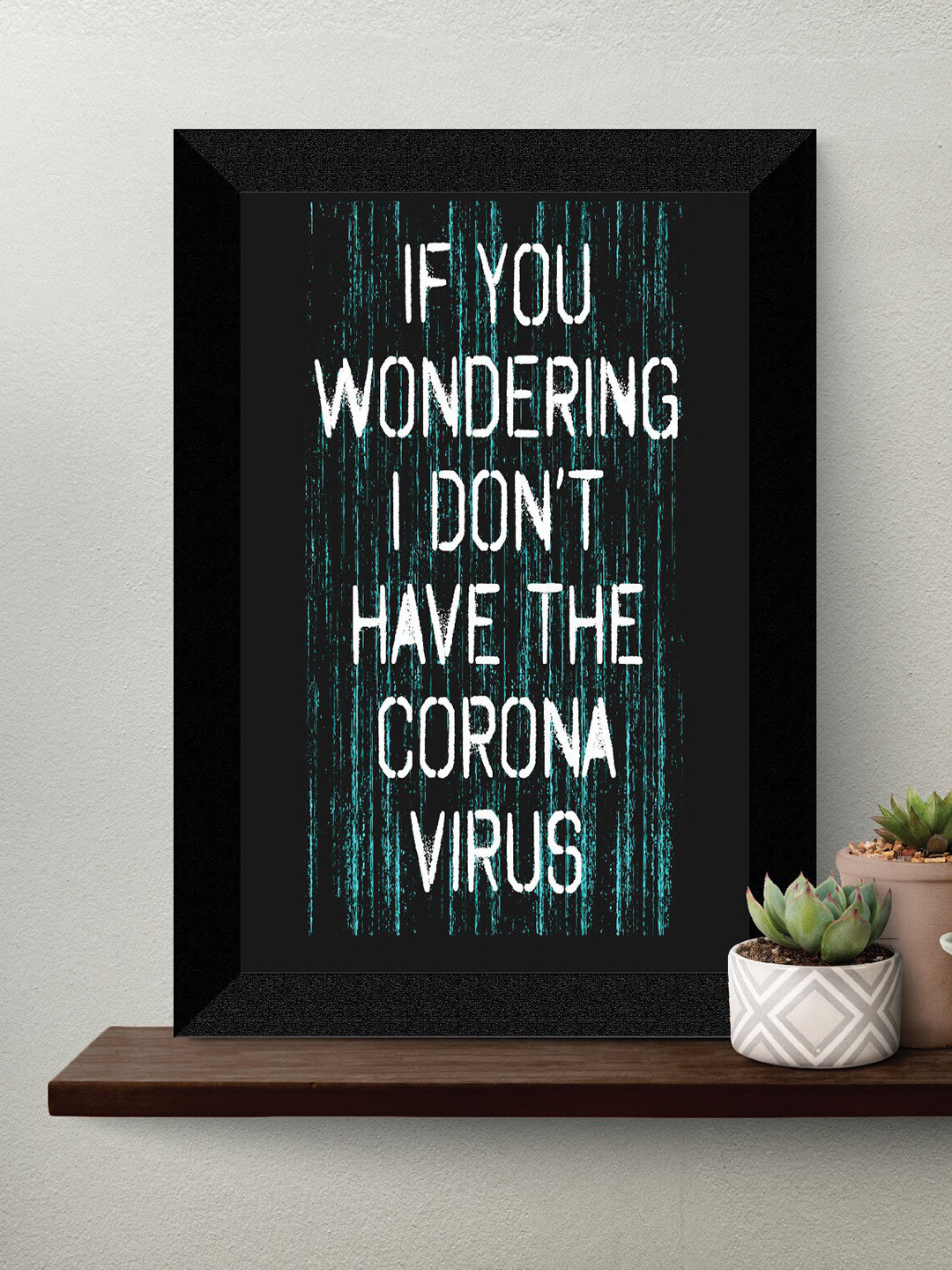 SAF White & Black Motivational Printed Premium MDF Framed UV Textured Wall Art