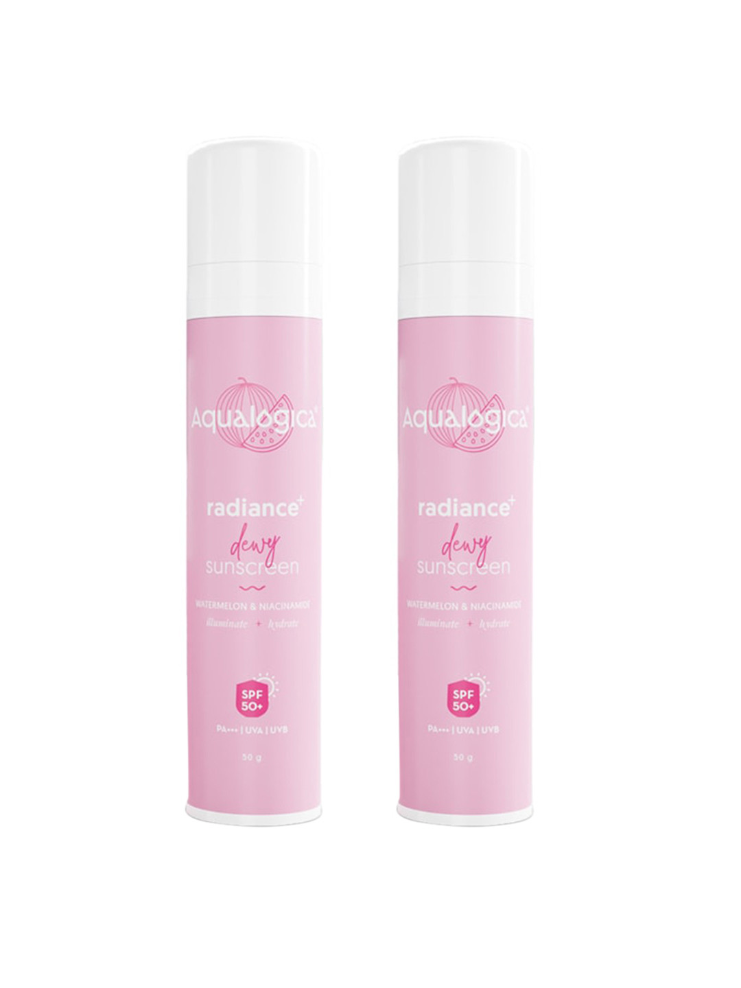 Aqualogica Set of 2 Radiance+ Dewy Sunscreen - 50 g Each