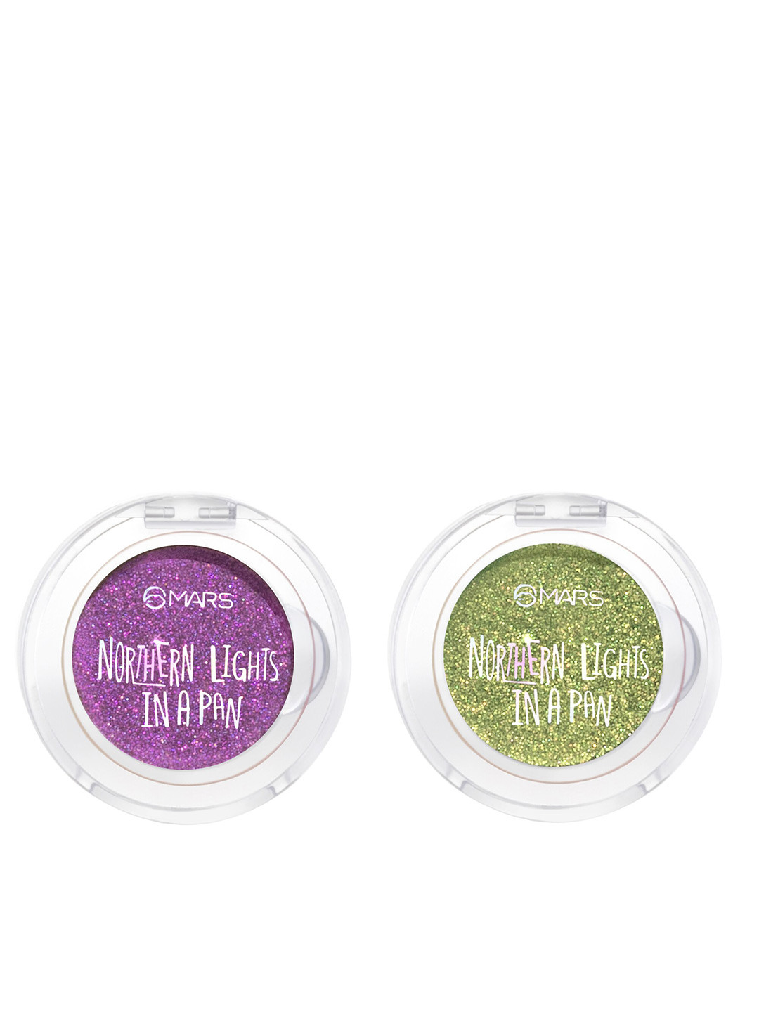 MARS Pack of 2 Shimmer Eyeshadows Norwegian Nights 04 Canadian Gleam
