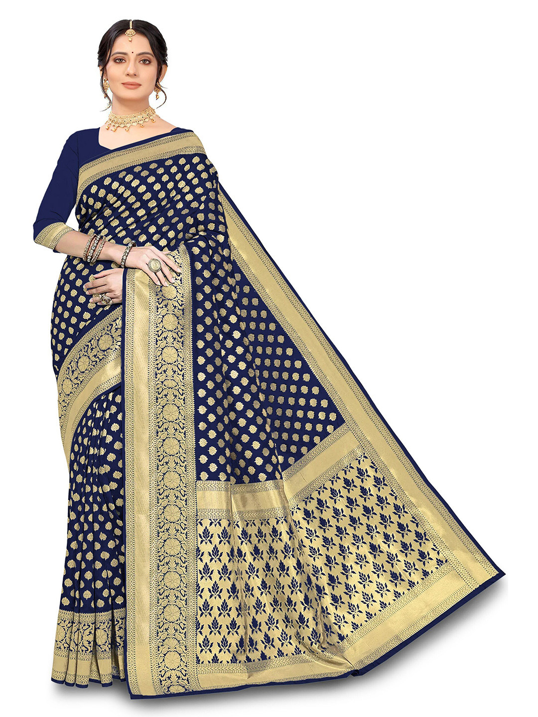 Kedar Fab Woven Design Zari Saree