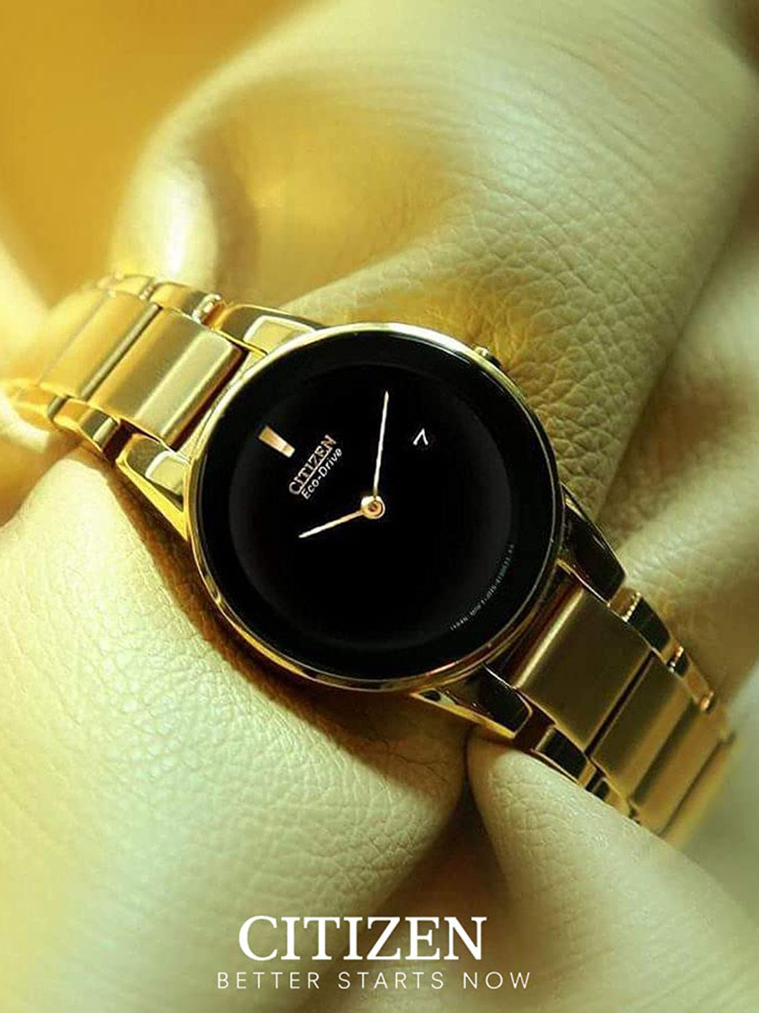 Citizen Women Bracelet Style Straps Analogue Automatic Light Powered Watch GA1052-55E