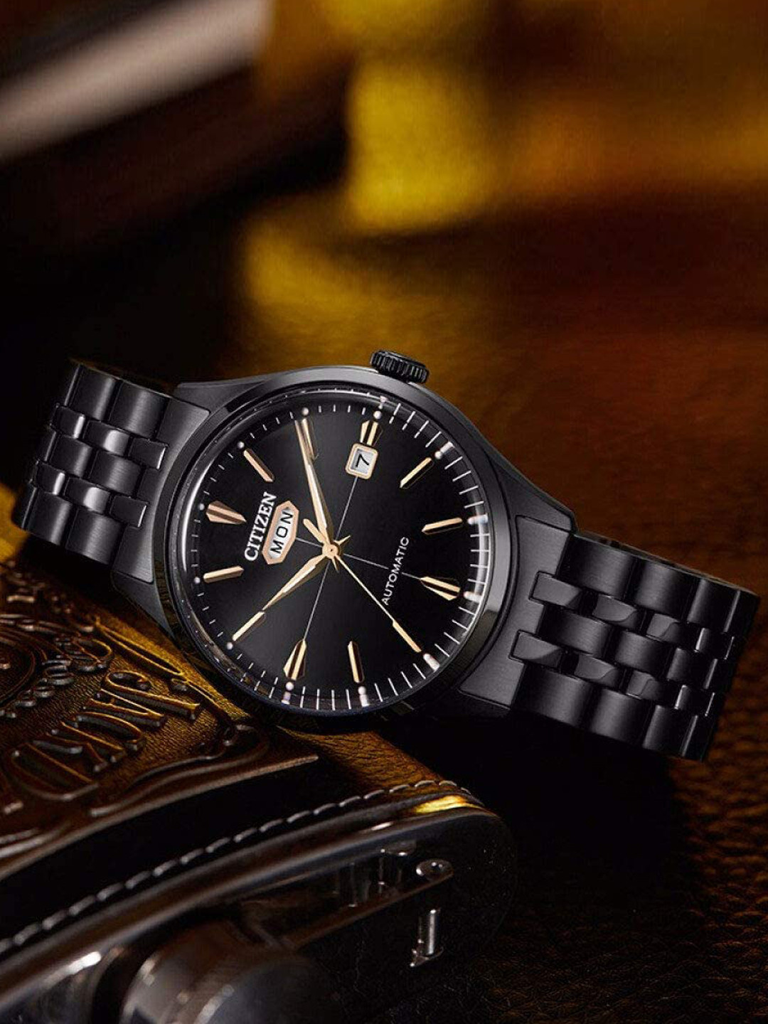 Citizen Men Stainless Steel Analogue Automatic Watch NH8395-77E