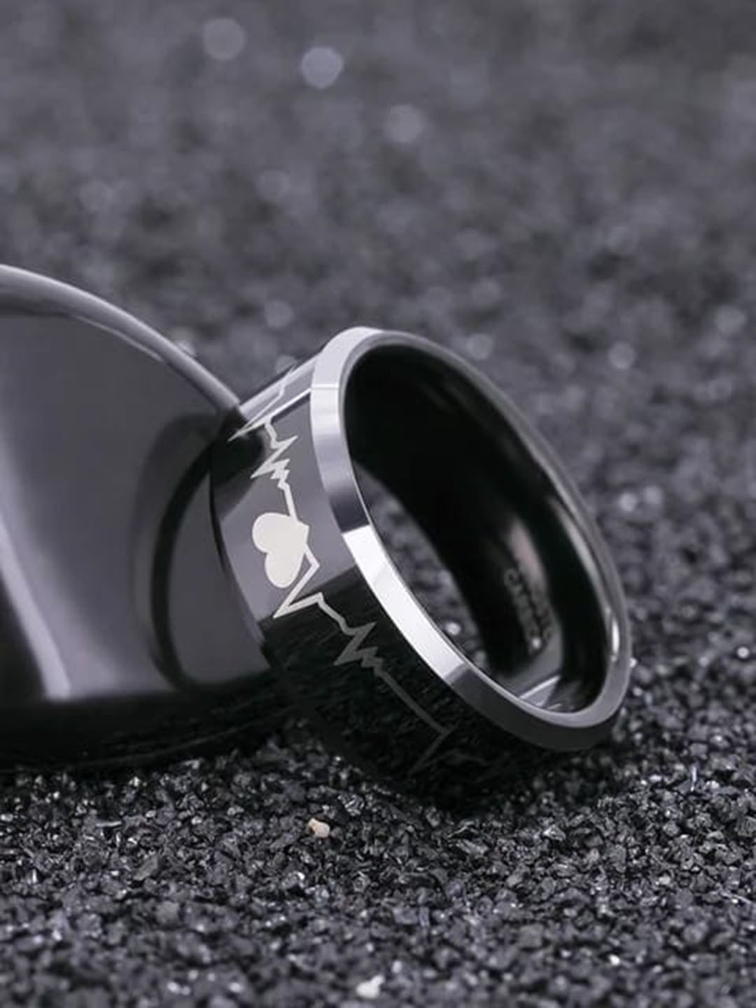 VIEN Band Finger Stainless Steel Ring