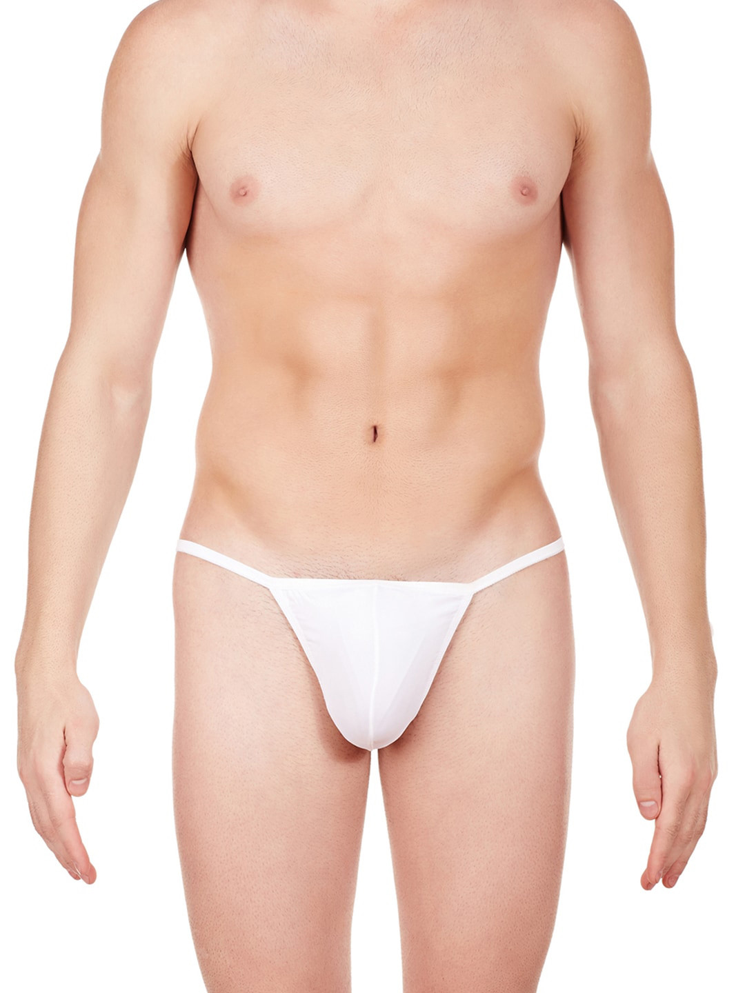 La Intimo White Solid G-String LIGS005