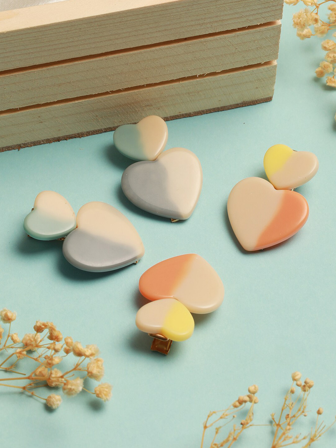 Jazz and Sizzle Girls Set Of 4 Alligator Hair Clip