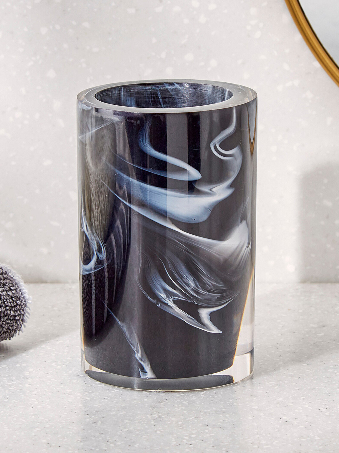 Home Centre Black Aubree Tumbler