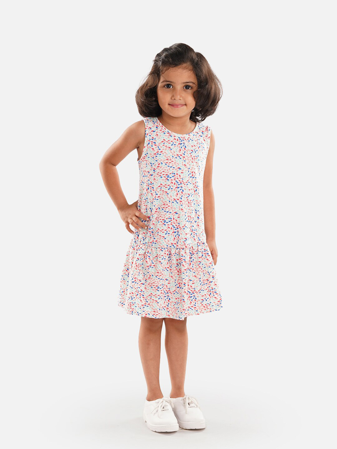 Zalio Printed Pure Cotton A-line Dress