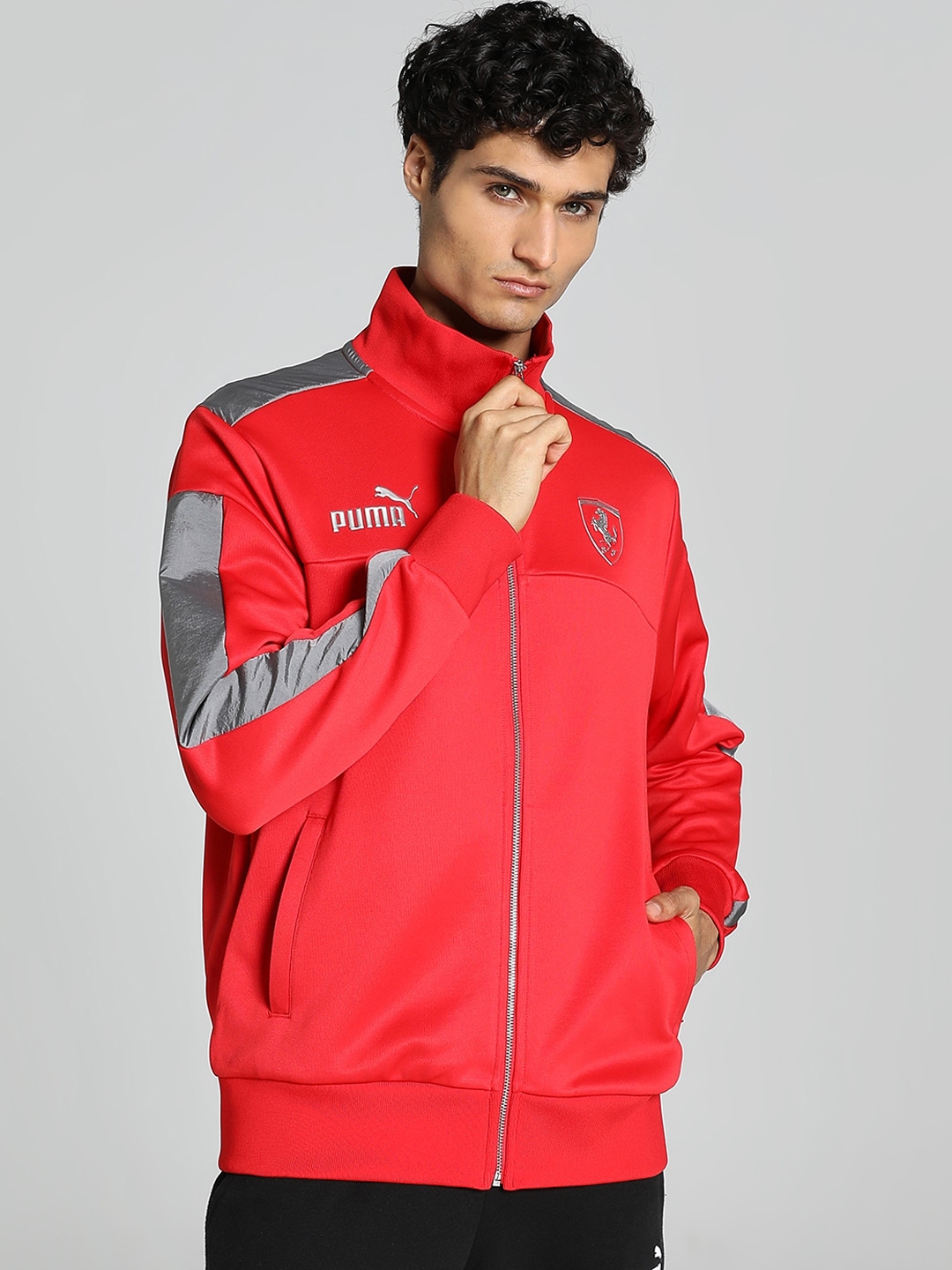Puma ferrari jacket 2025 myntra