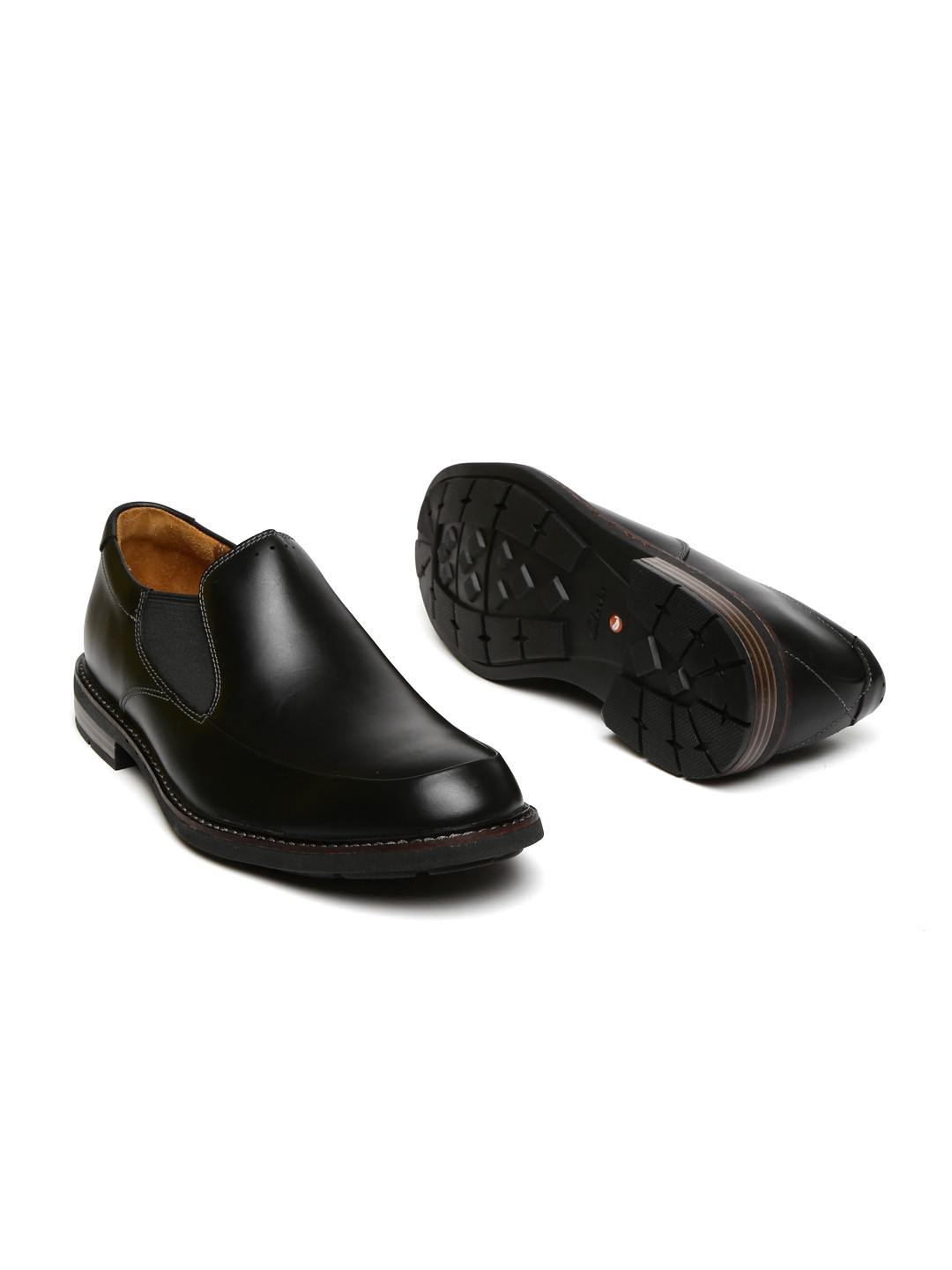 myntra black formal shoes