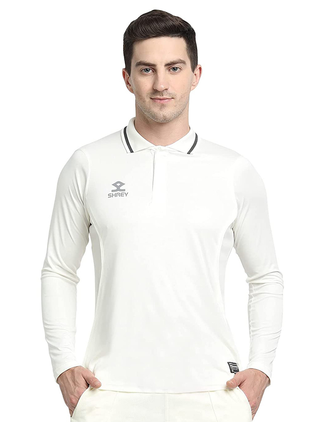 Shrey Polo Collar Long Sleeves T-shirt