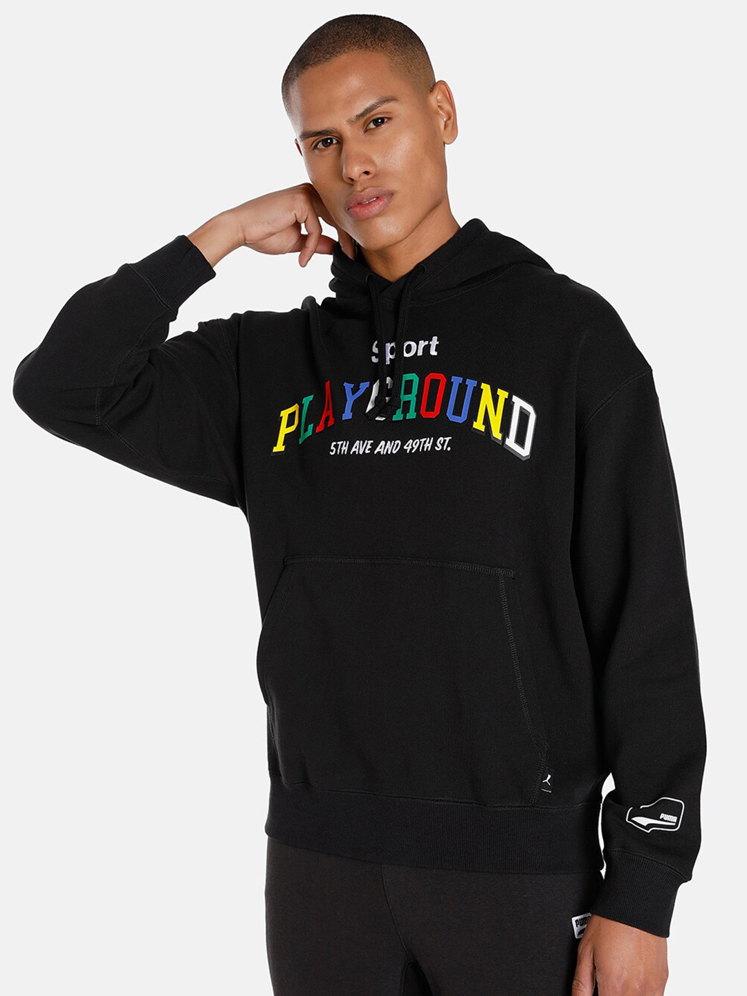 Puma Uptown Graphic Cotton Relaxed Fit Sustainable Sweatshirt