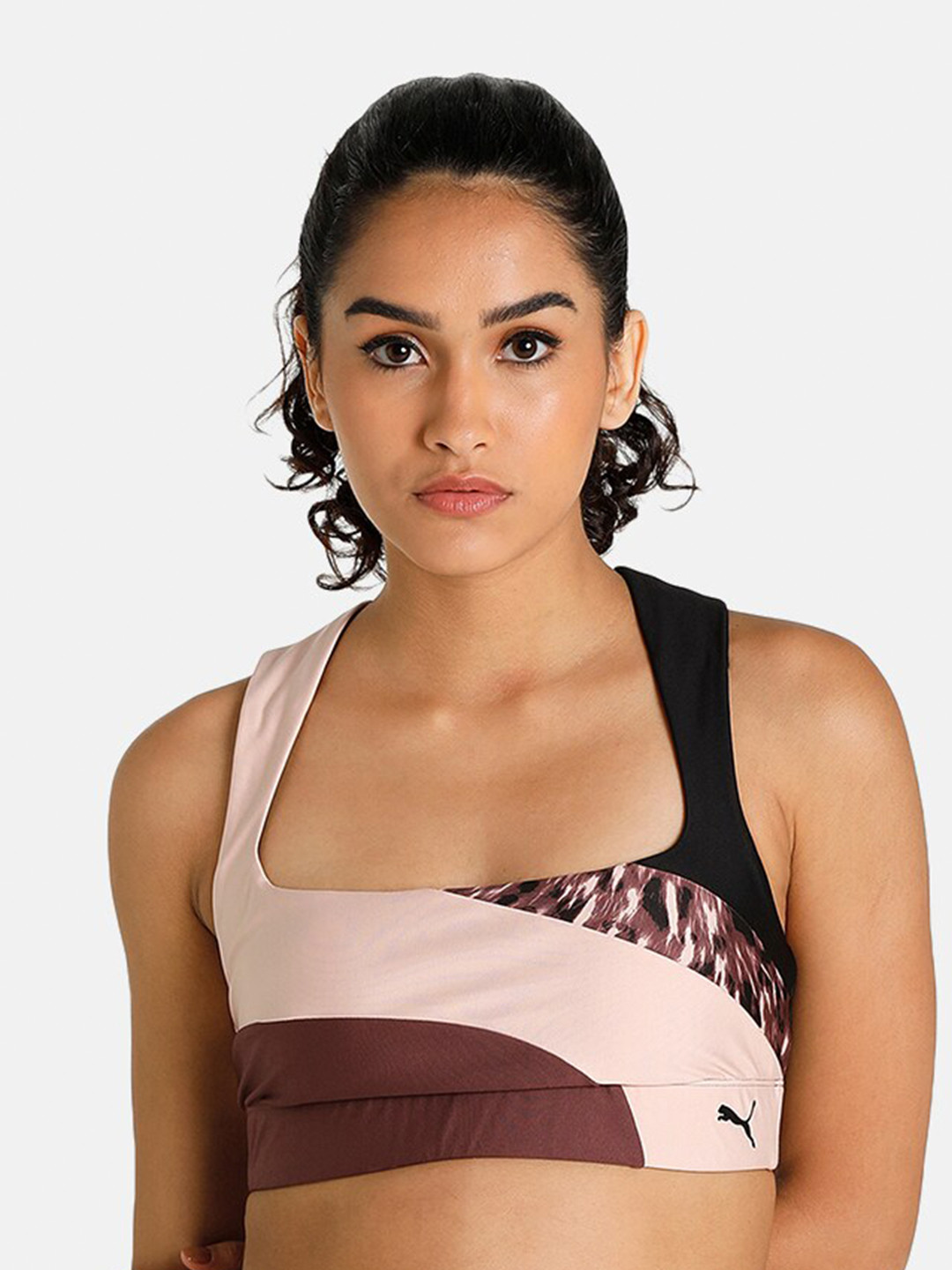 Puma Women Safari Glam Mid Impact Sports Bra