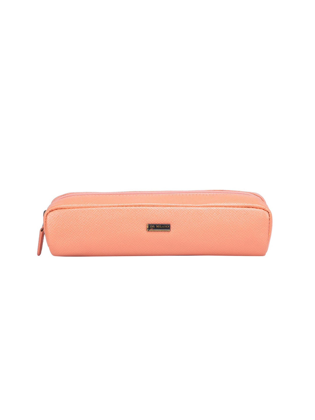 Da Milano Textured Genuine Leather Pouch
