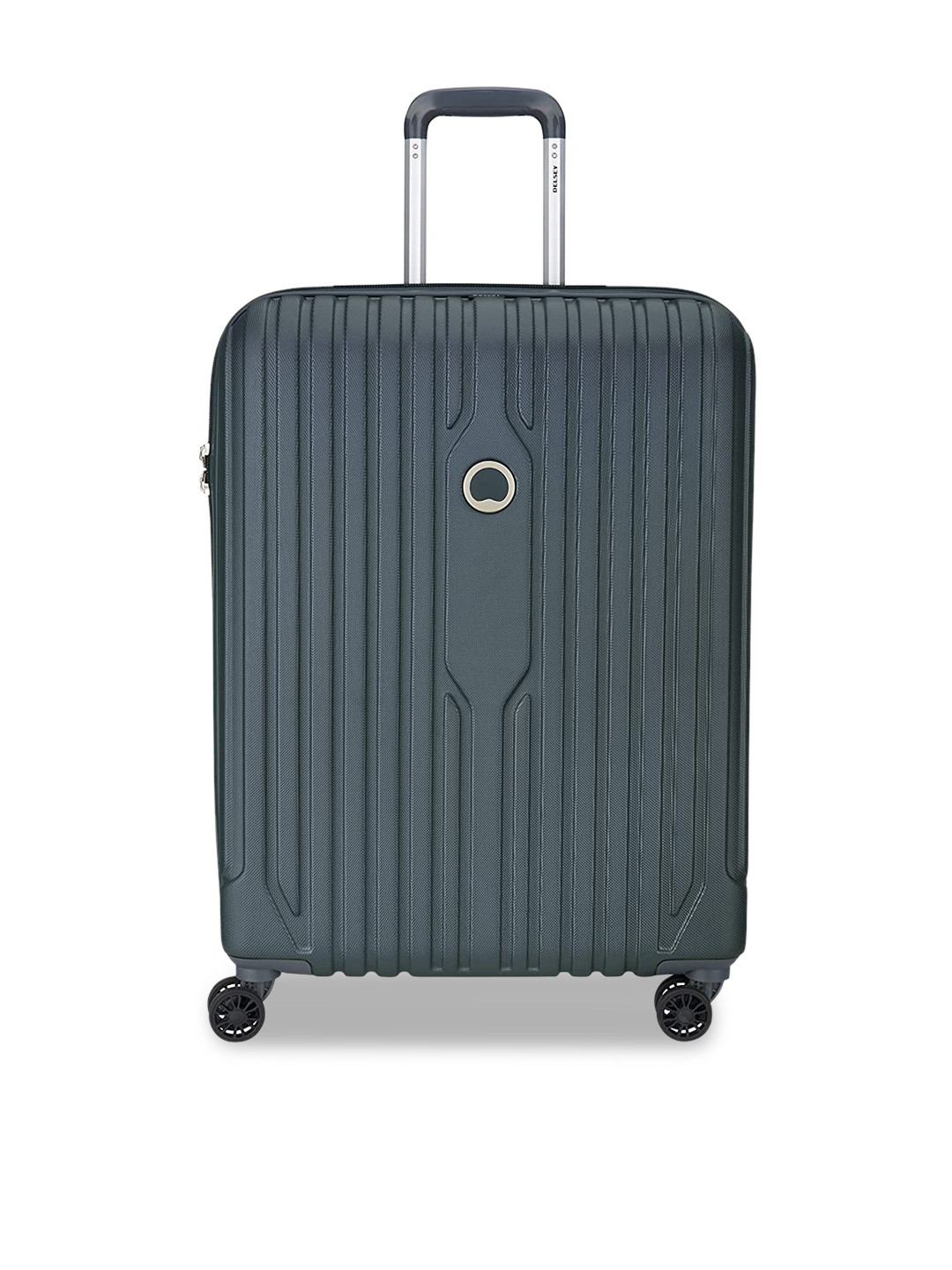DELSEY PARIS MASERU Small Cabin Suitcase - Hard-Sided Anthracite Polycarbonate Trolley with TSA Lock