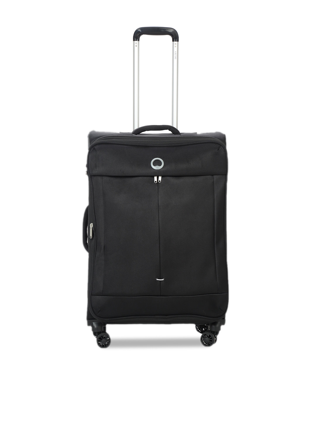 DELSEY PARIS FLIGHT LITE Small Cabin Expandable Suitcase - Soft-Sided Black Polyester Trolley with TSA Lock