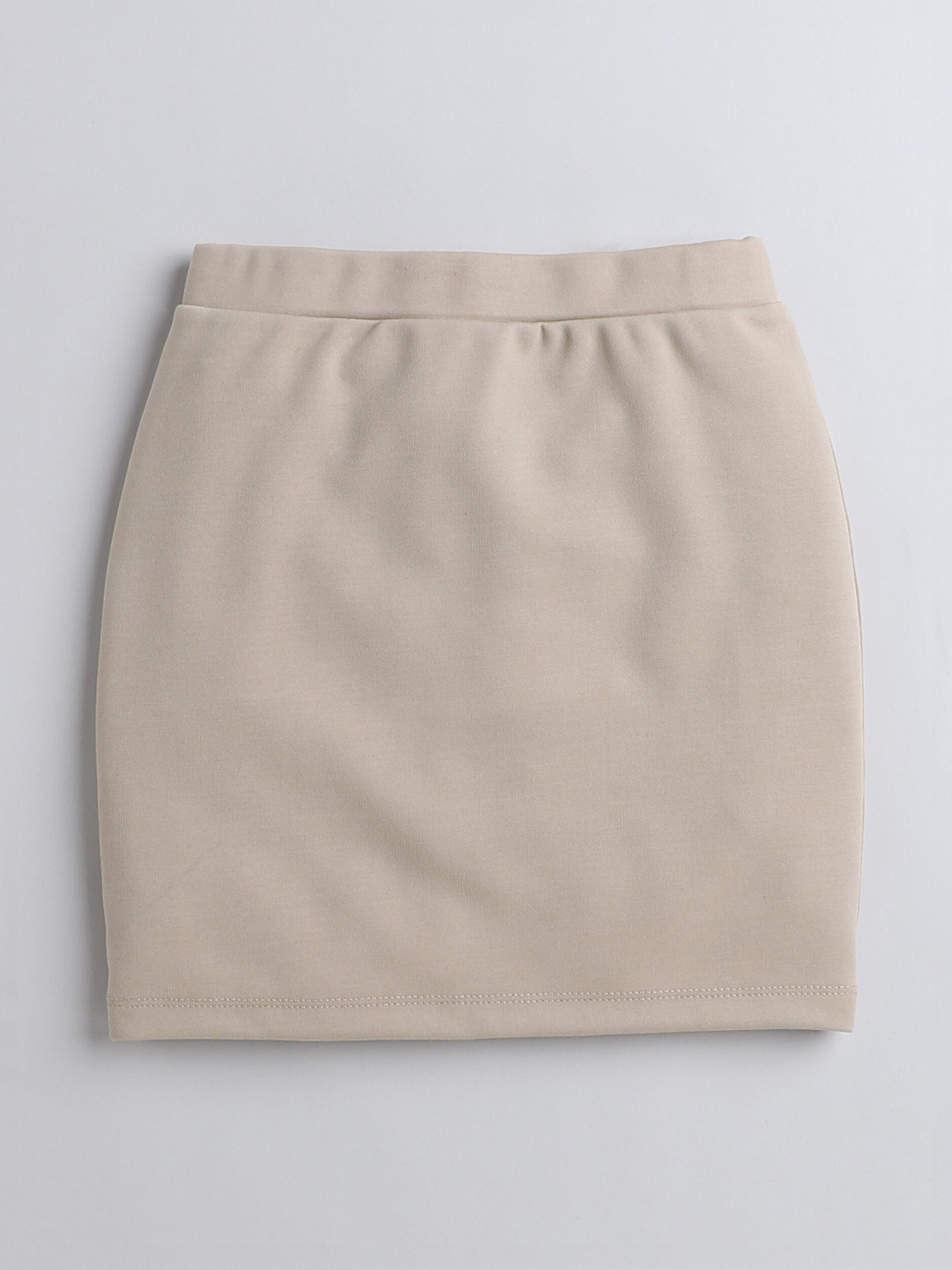 AWW HUNNIE Girls Back Slit Pencil Mini Skirt