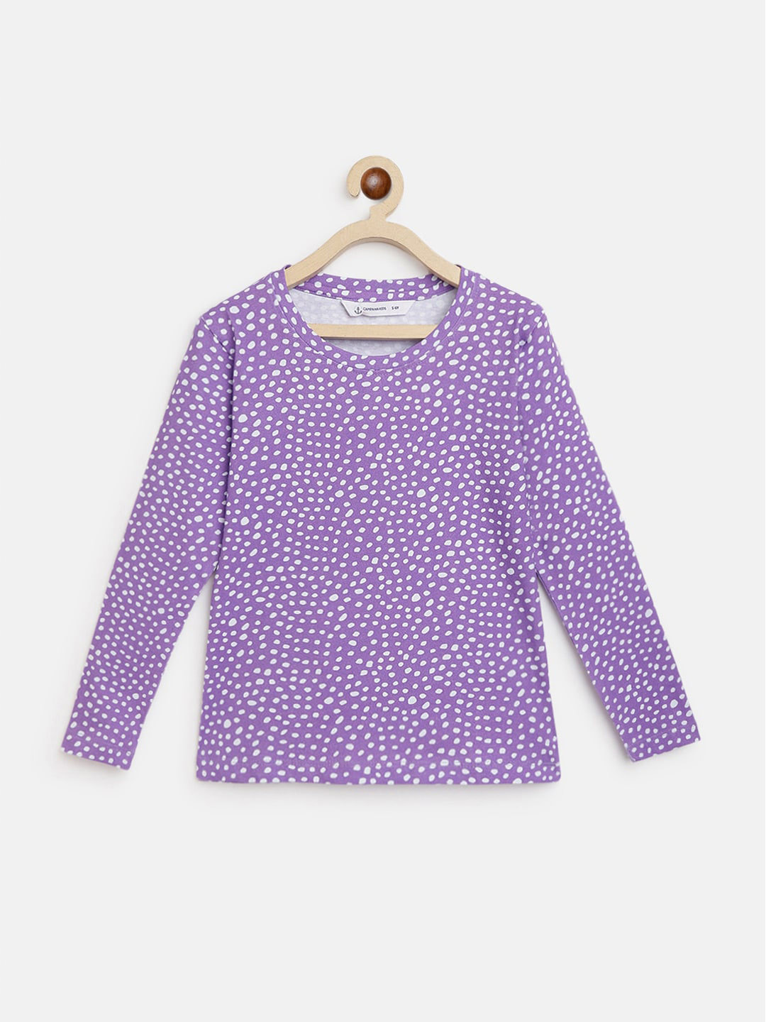 Campana Girls Abstract Printed Cotton T-shirt
