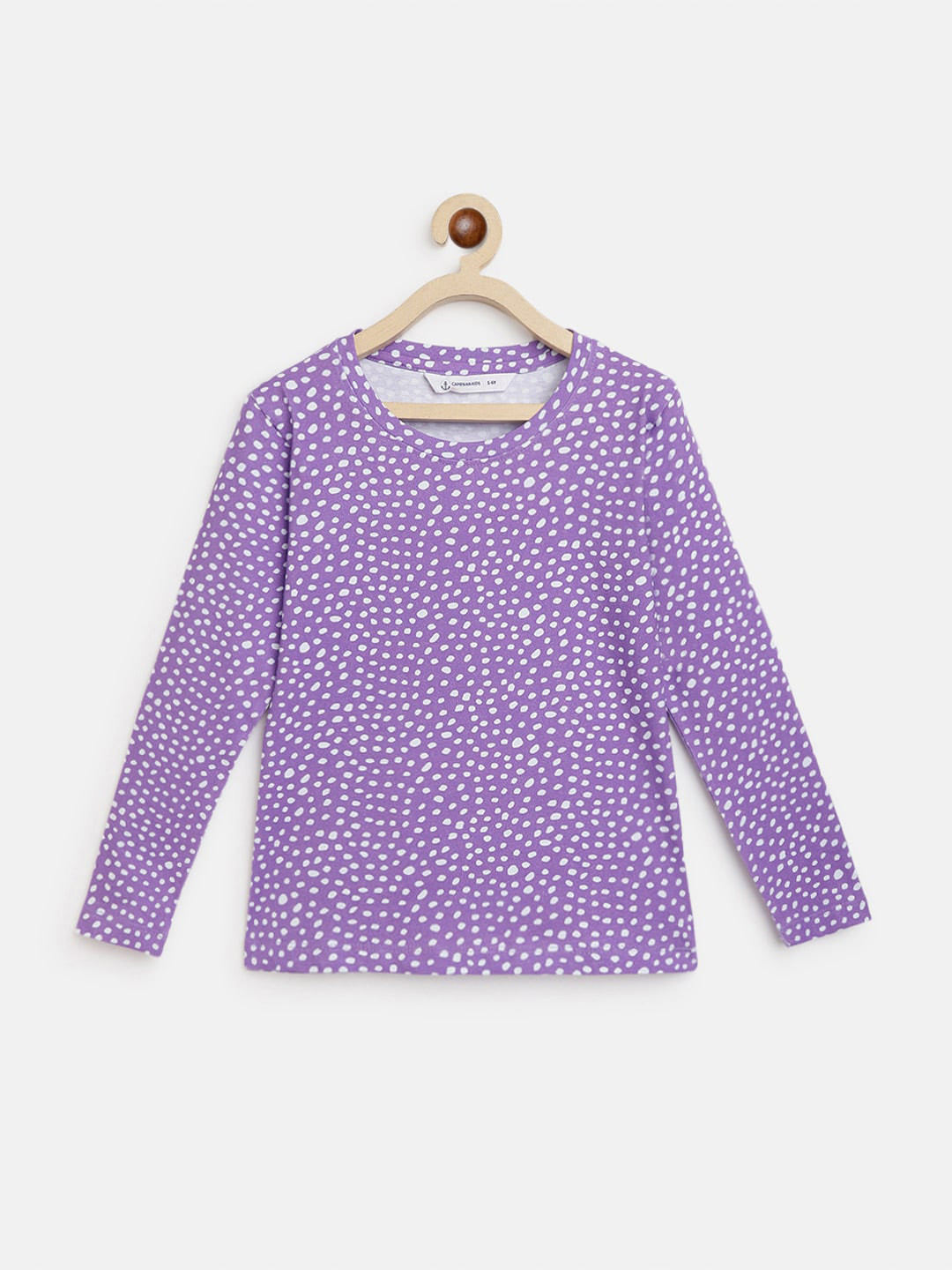 Campana Girls Abstract Printed Cotton T-shirt