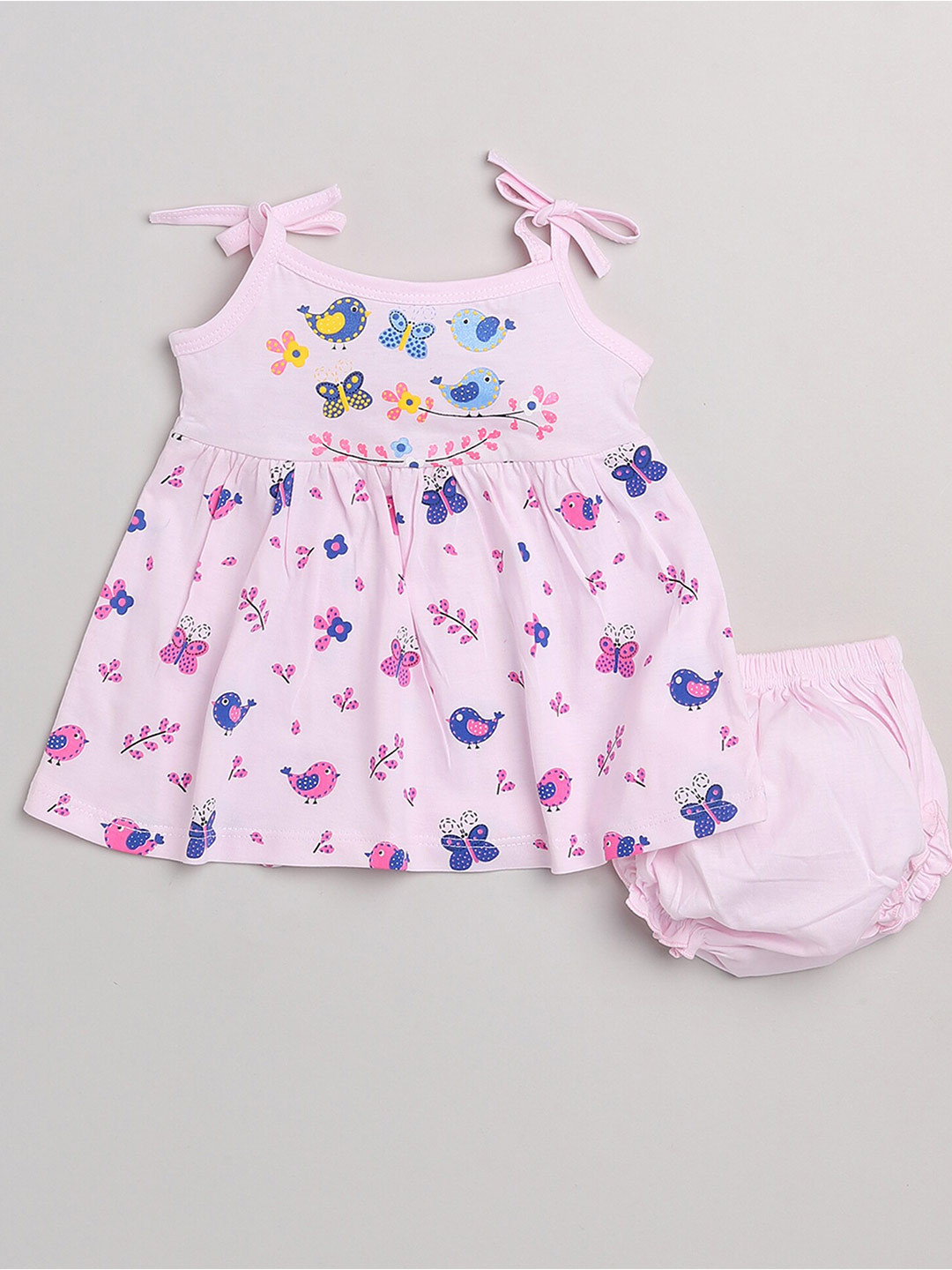 Mars Infiniti Printed Pure Cotton Top With Skirt