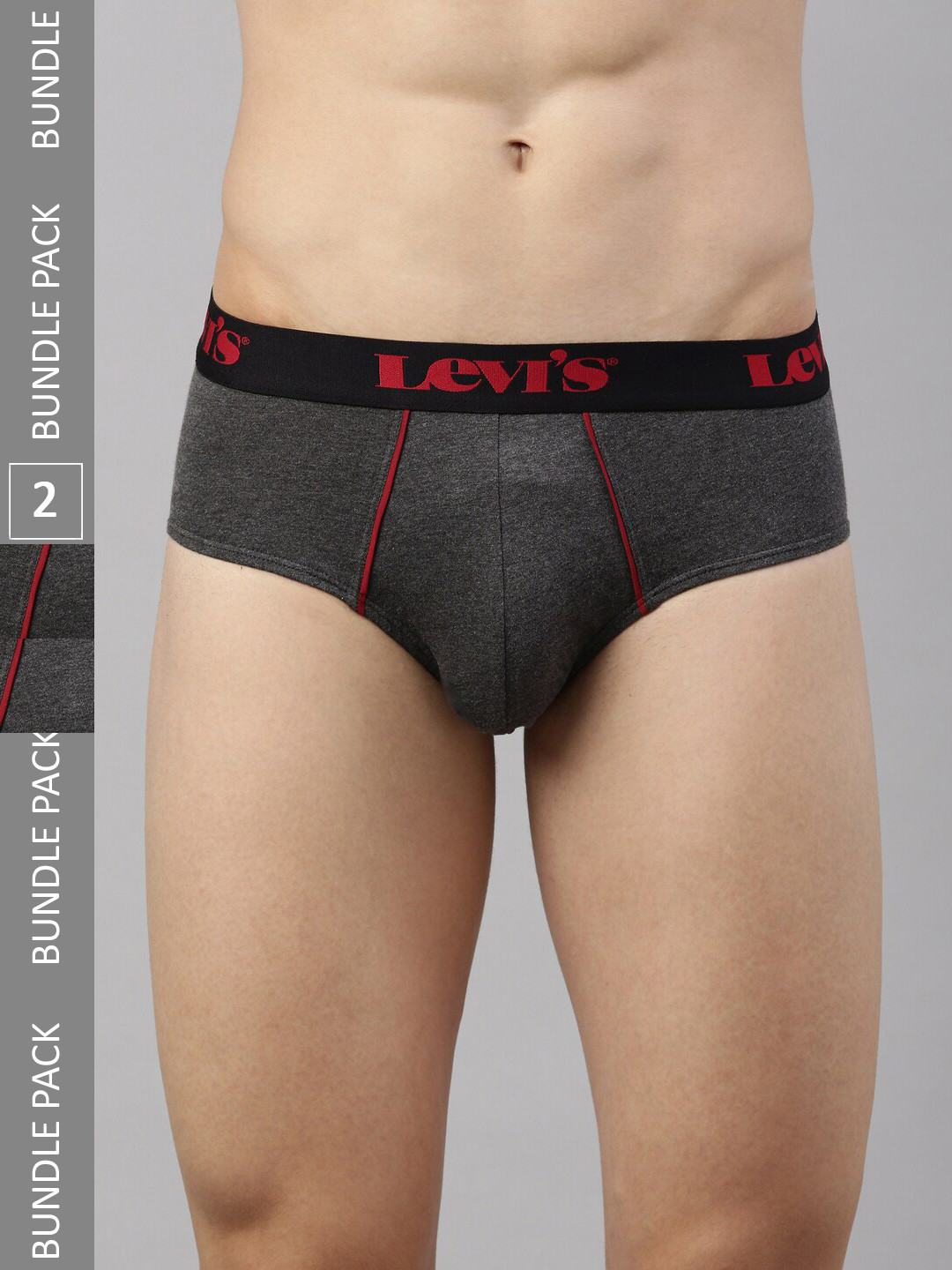 Levis Pack of 2 Smartskin Technology Cotton Ultra Briefs with Tag Free Comfort-065