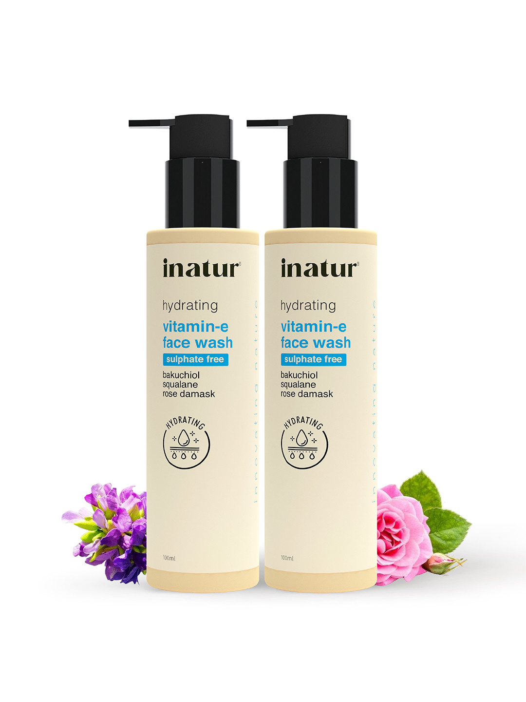 Inatur Combo of 2 Vitamin E Face Wash -100ml