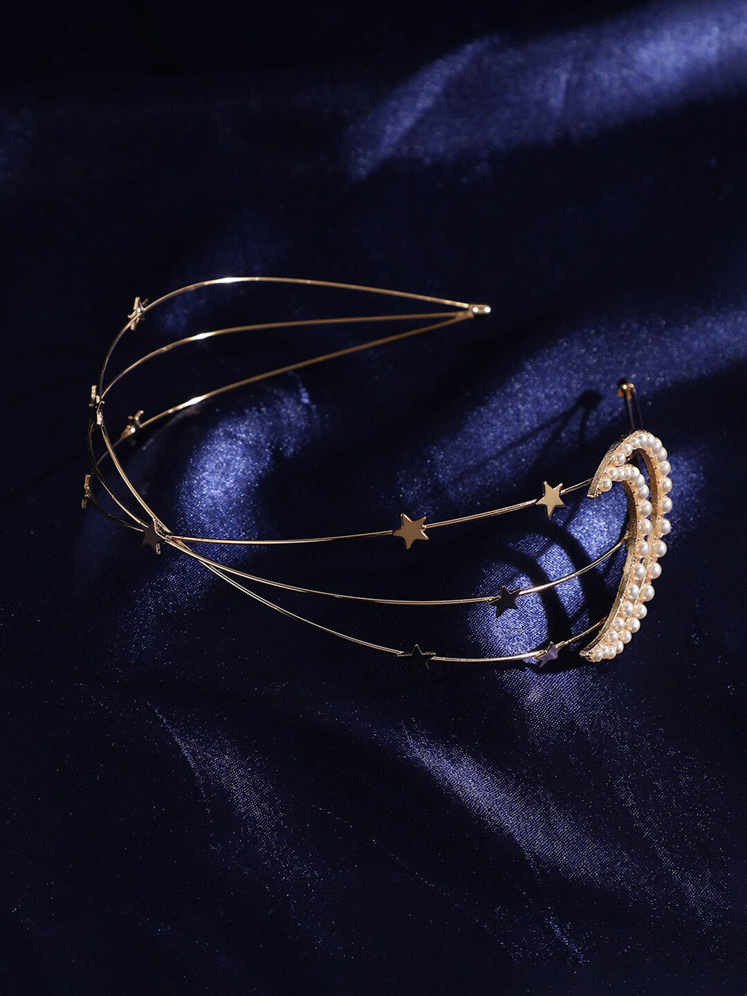 SOHI Embellished Metal Hairband