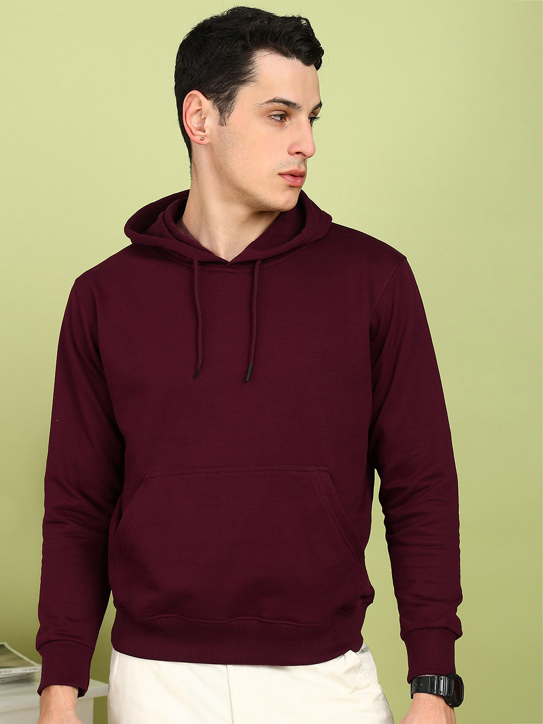 Alan Jones Men Hooded Pullover Sweatshirt