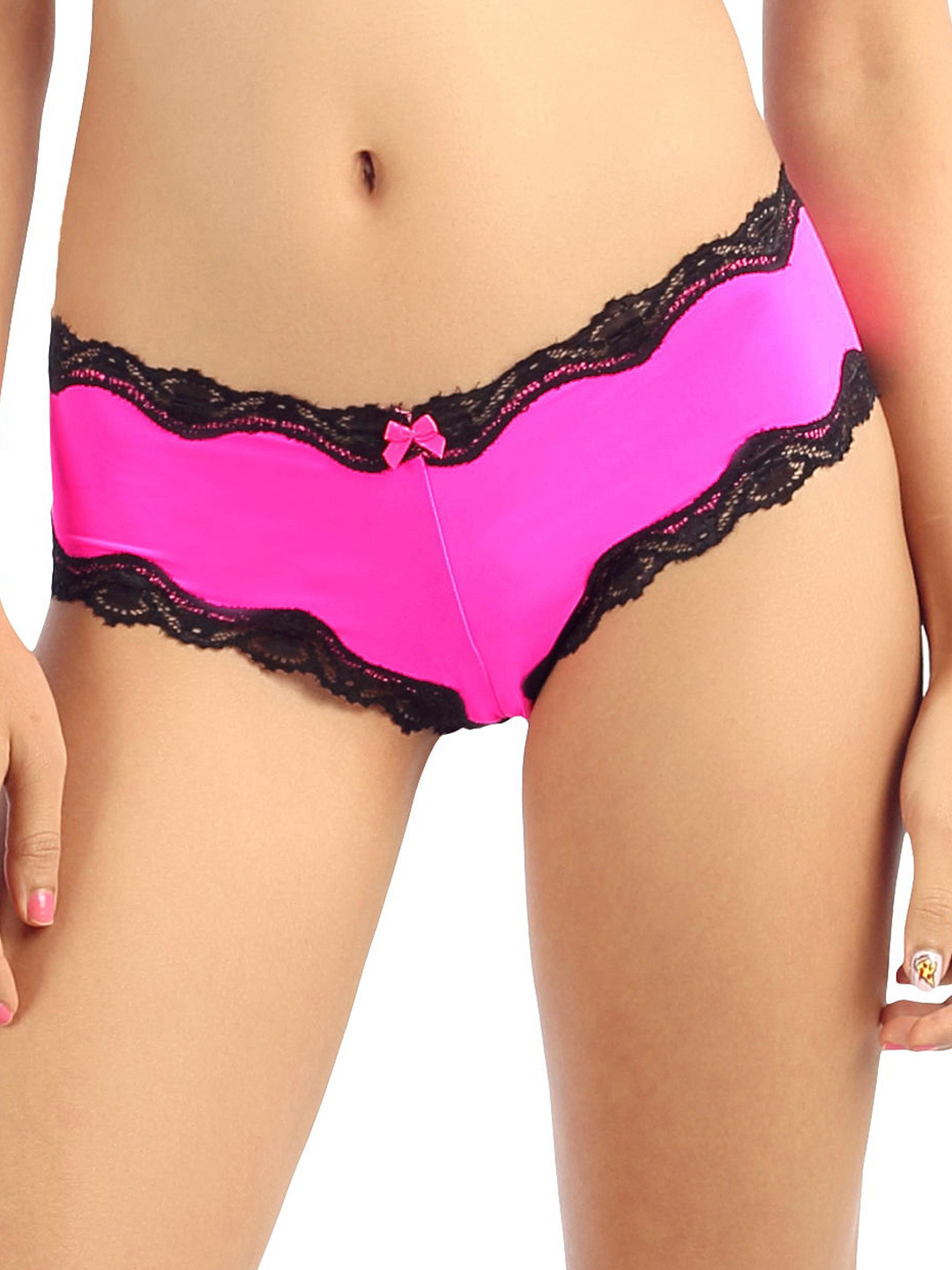 Candyskin Women Pink Bikini Briefs CS-PNTY-B06