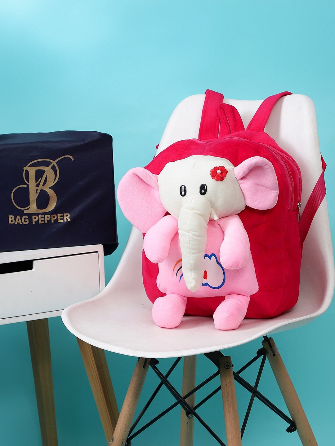 Pink elephant backpack best sale