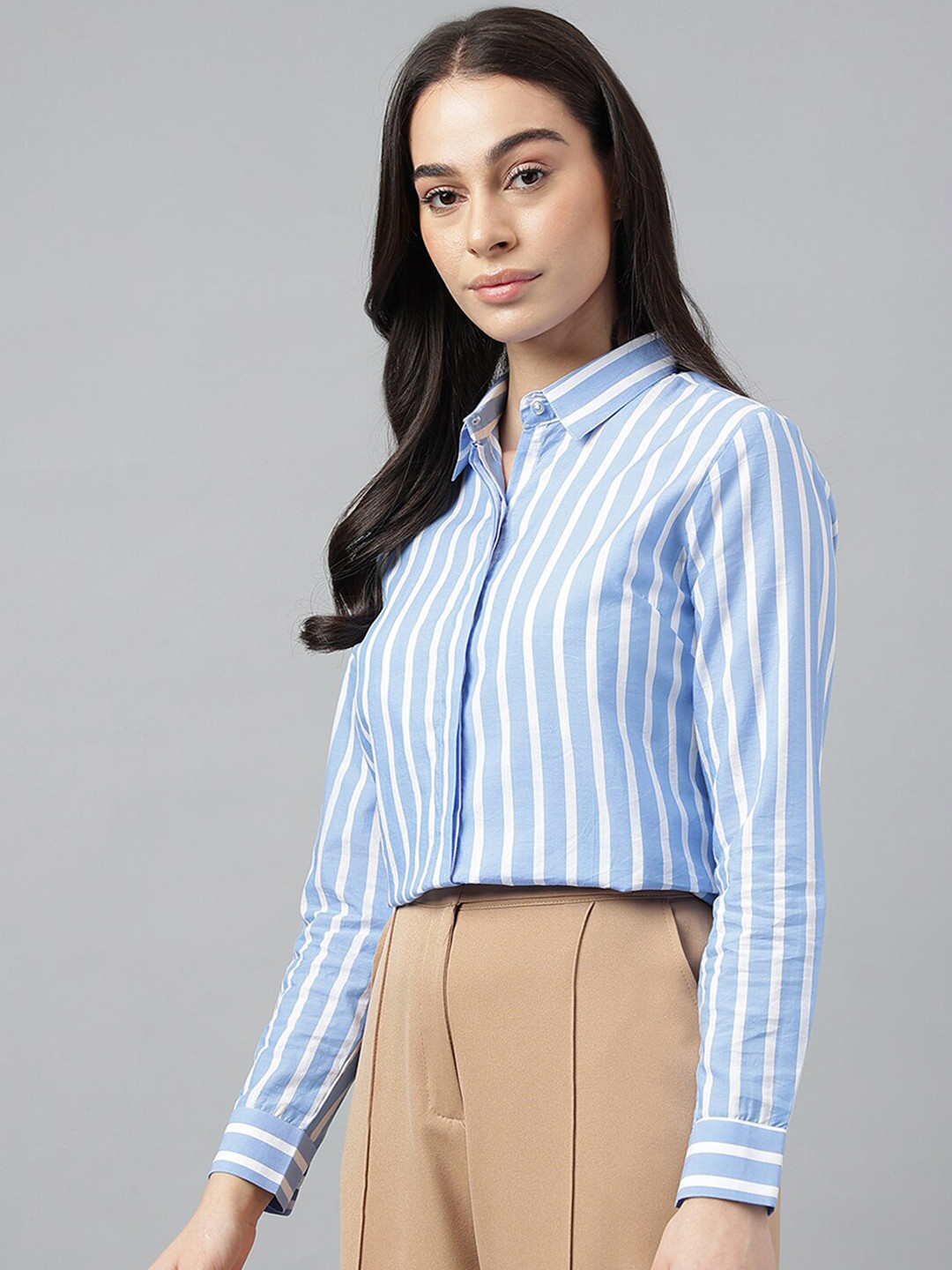 Hancock Relaxed Candy Striped Formal Shirt