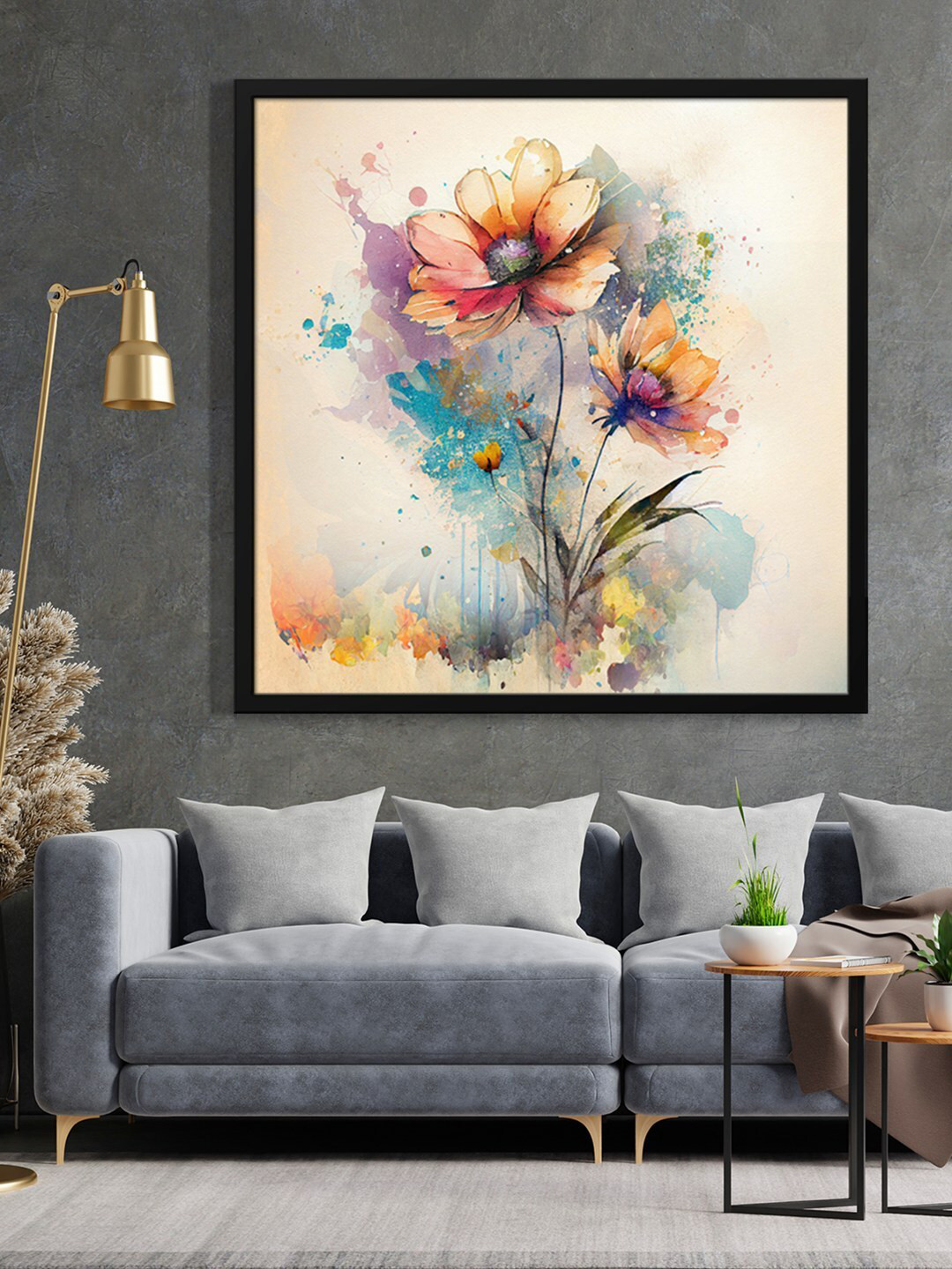 999Store Abstract Art Canvas Wall Square Paintings Wall Art - 36 x 36 in