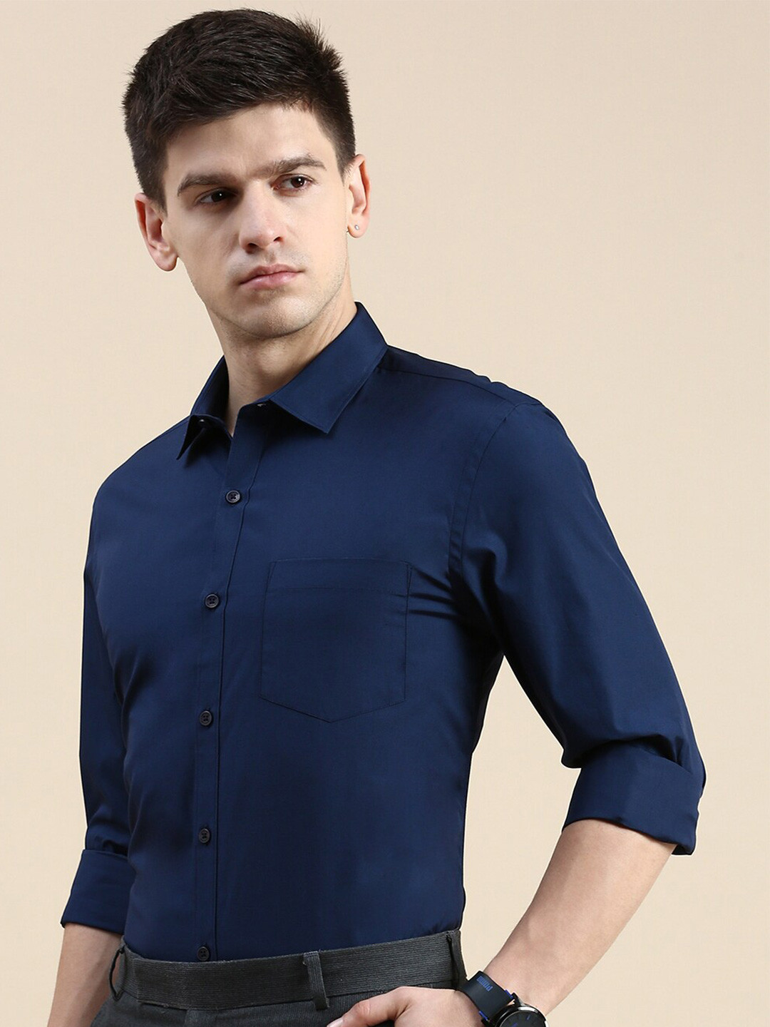 INVICTUS Comfort Slim Fit Formal Cotton Shirt