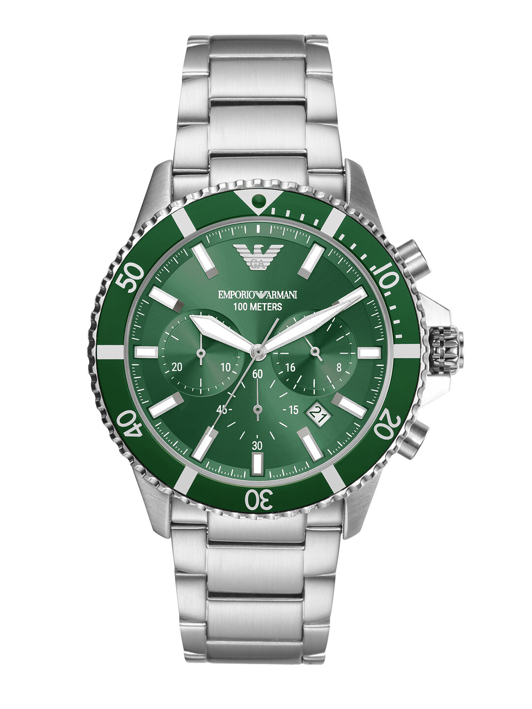 Emporio Armani Men Bracelet Style Analogue Chronograph Watch AR11500