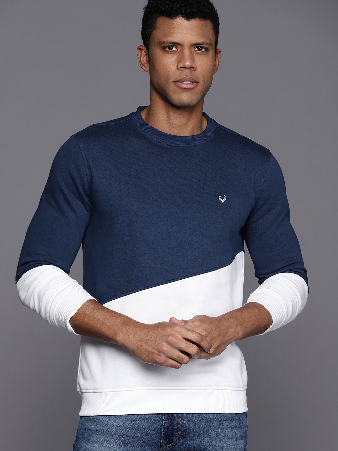 Allen Solly Colourblocked Sweatshirt