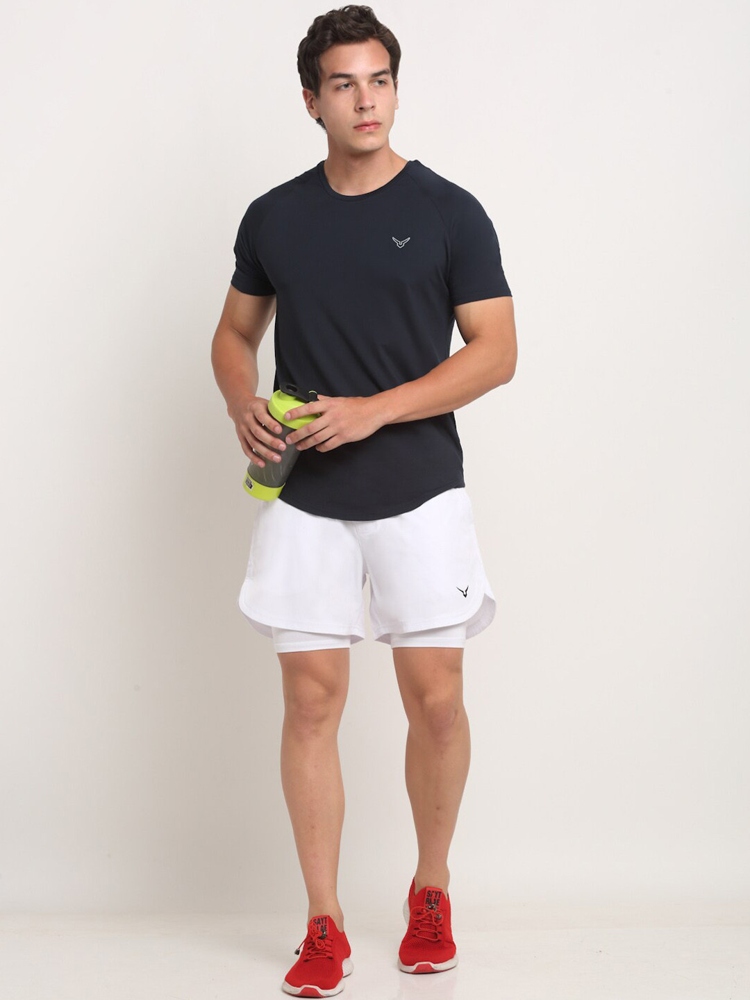 Invincible Men Double Layered Shorts