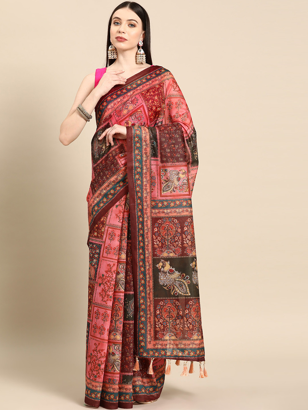 Tasarika Kalamkari Saree