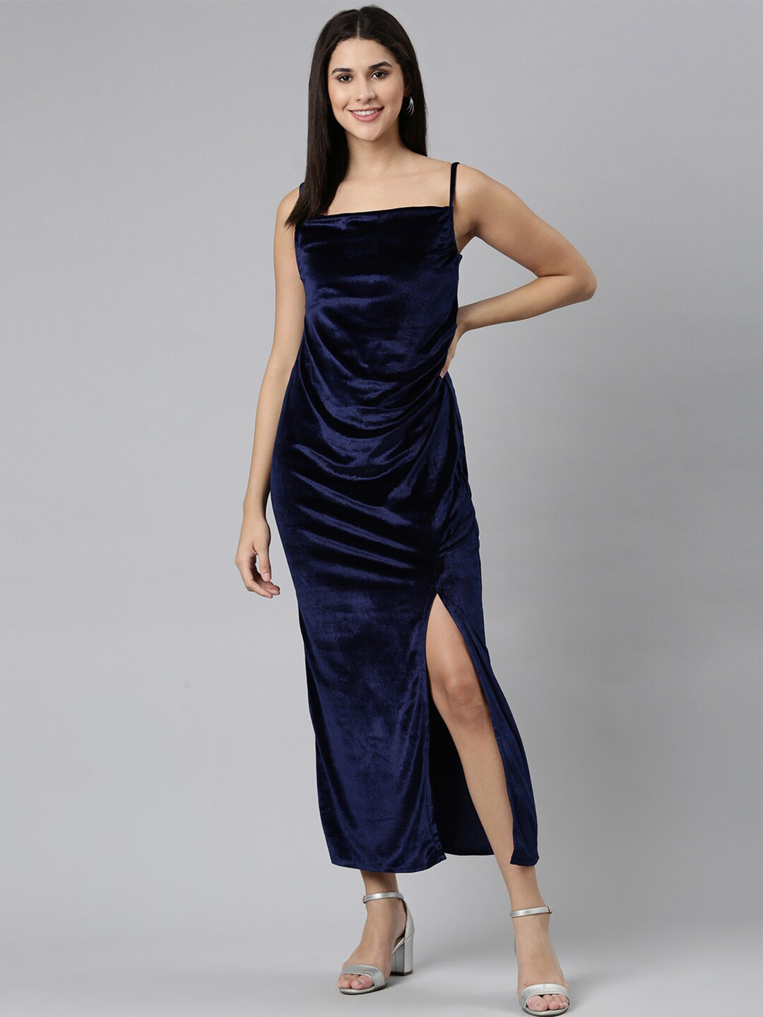 SHOWOFF Shoulder Strap Sheath Dress