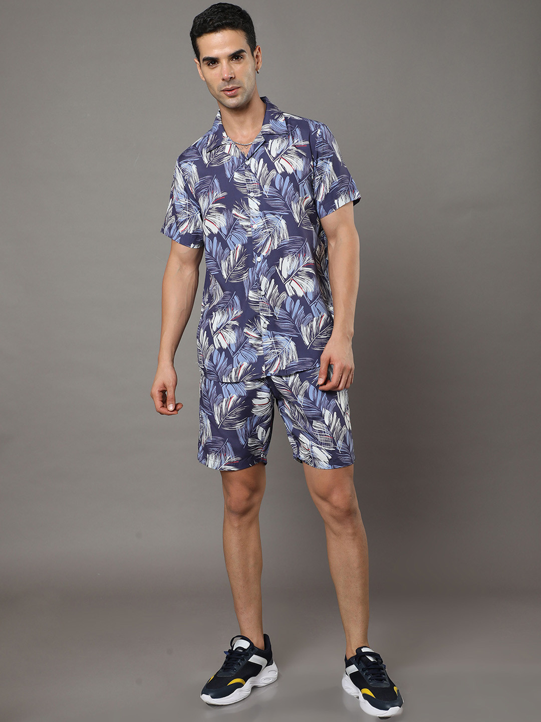 Bushirt Floral Printed Night suit