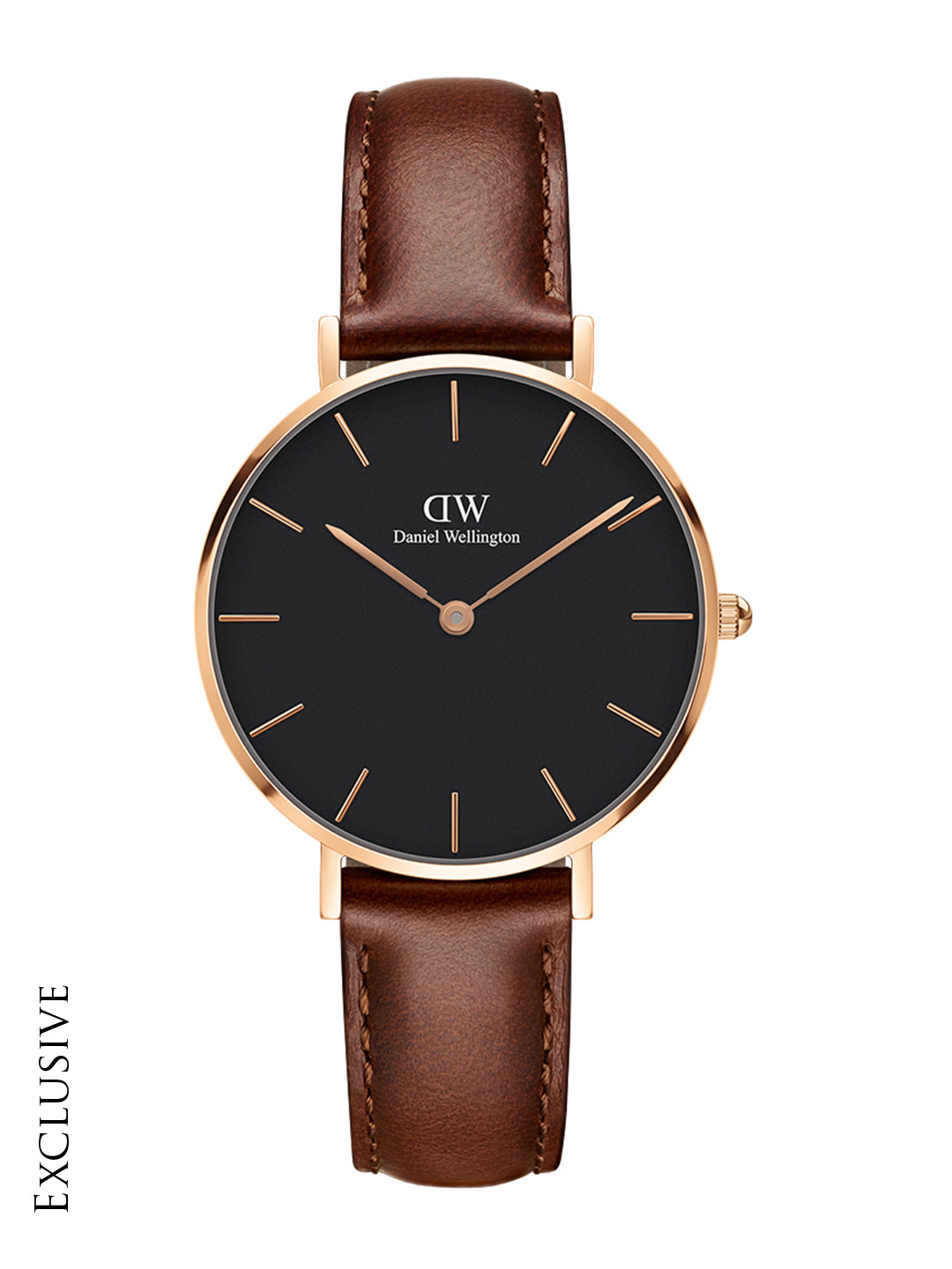 Daniel Wellington Women Petite St Mawes Black Rose Gold Watch DW00100169