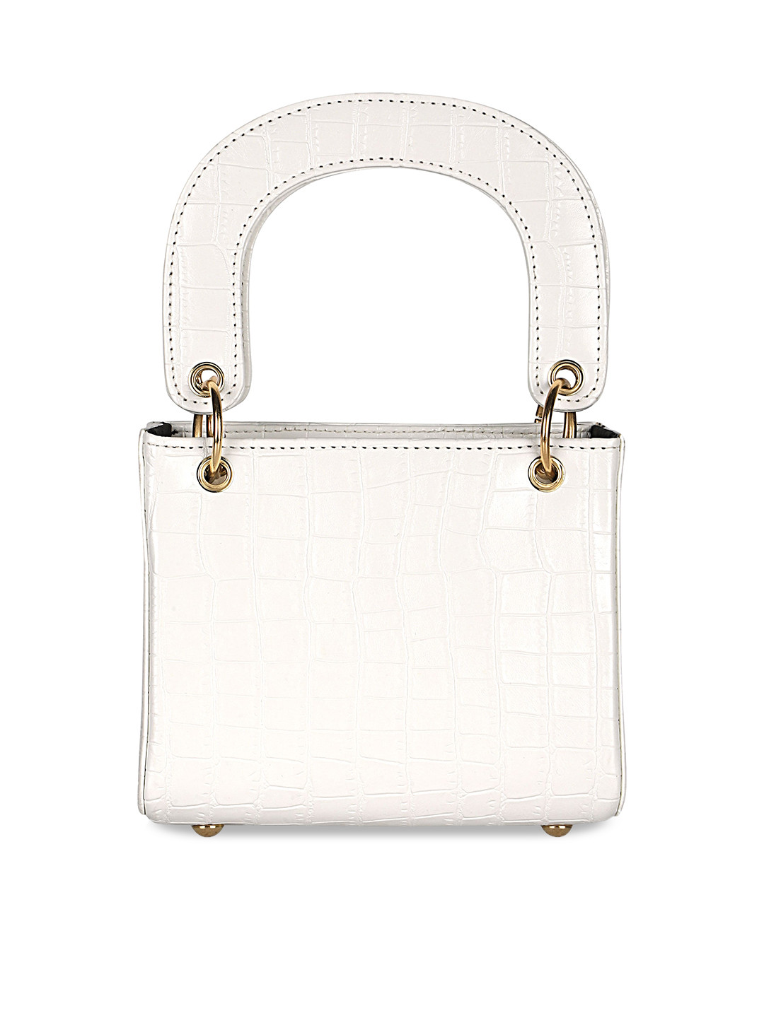 Defiesta Textured PU Structured Handheld Bag