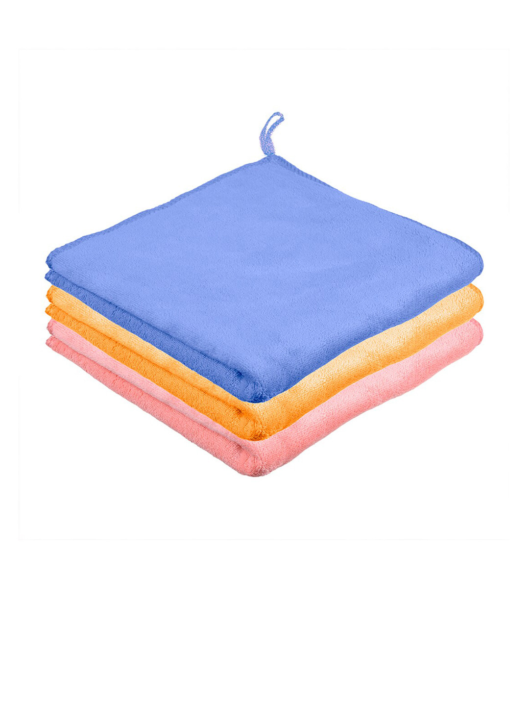 Kuber Industries Blue & Pink 3 Pieces Kitchen Towels