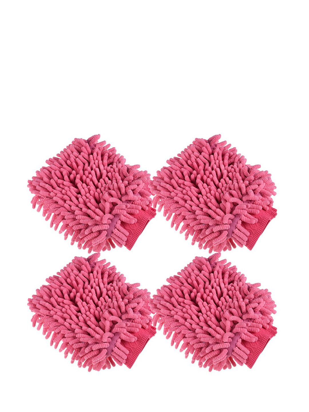 Kuber Industries Pink 4 Pieces Hand Duster