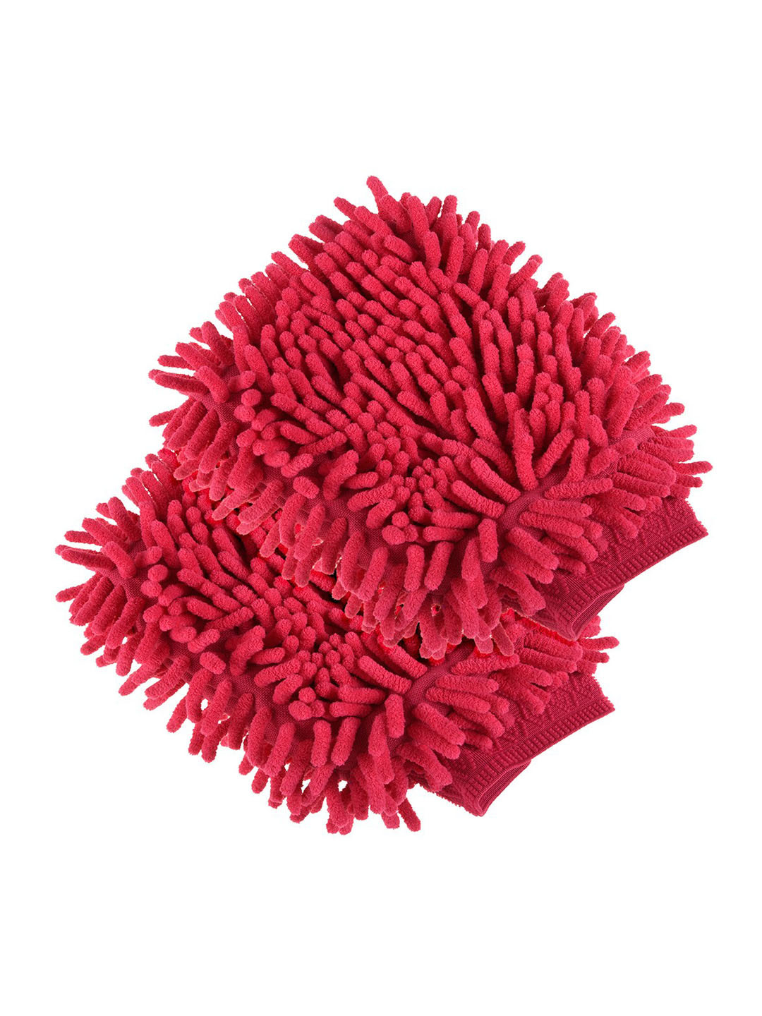 Kuber Industries Chenille Mitts Pink 2 Pieces Hand Duster