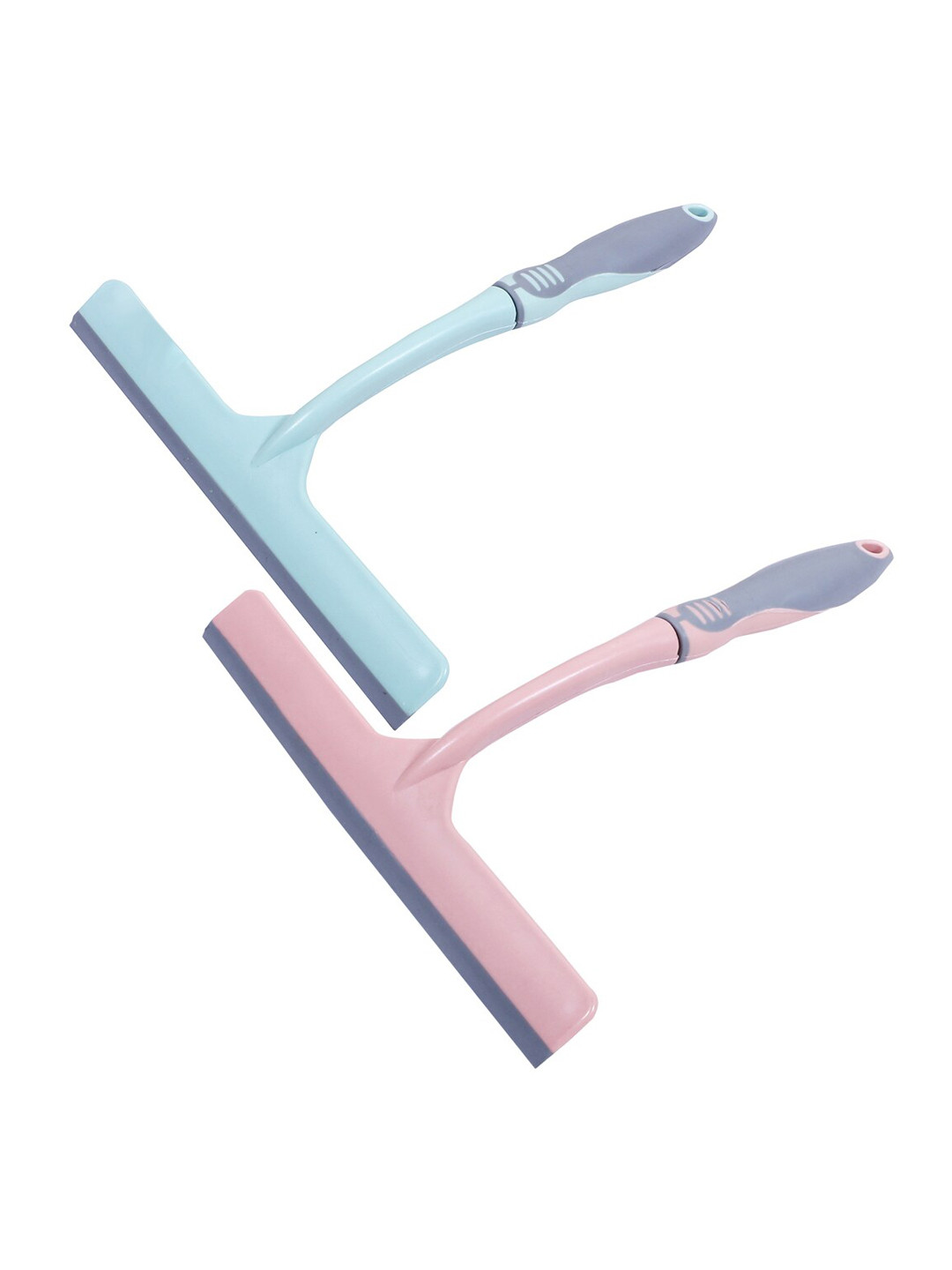 Kuber Industries Green & Pink Set Of 2 Plastic Kitchen Slabs Wiper
