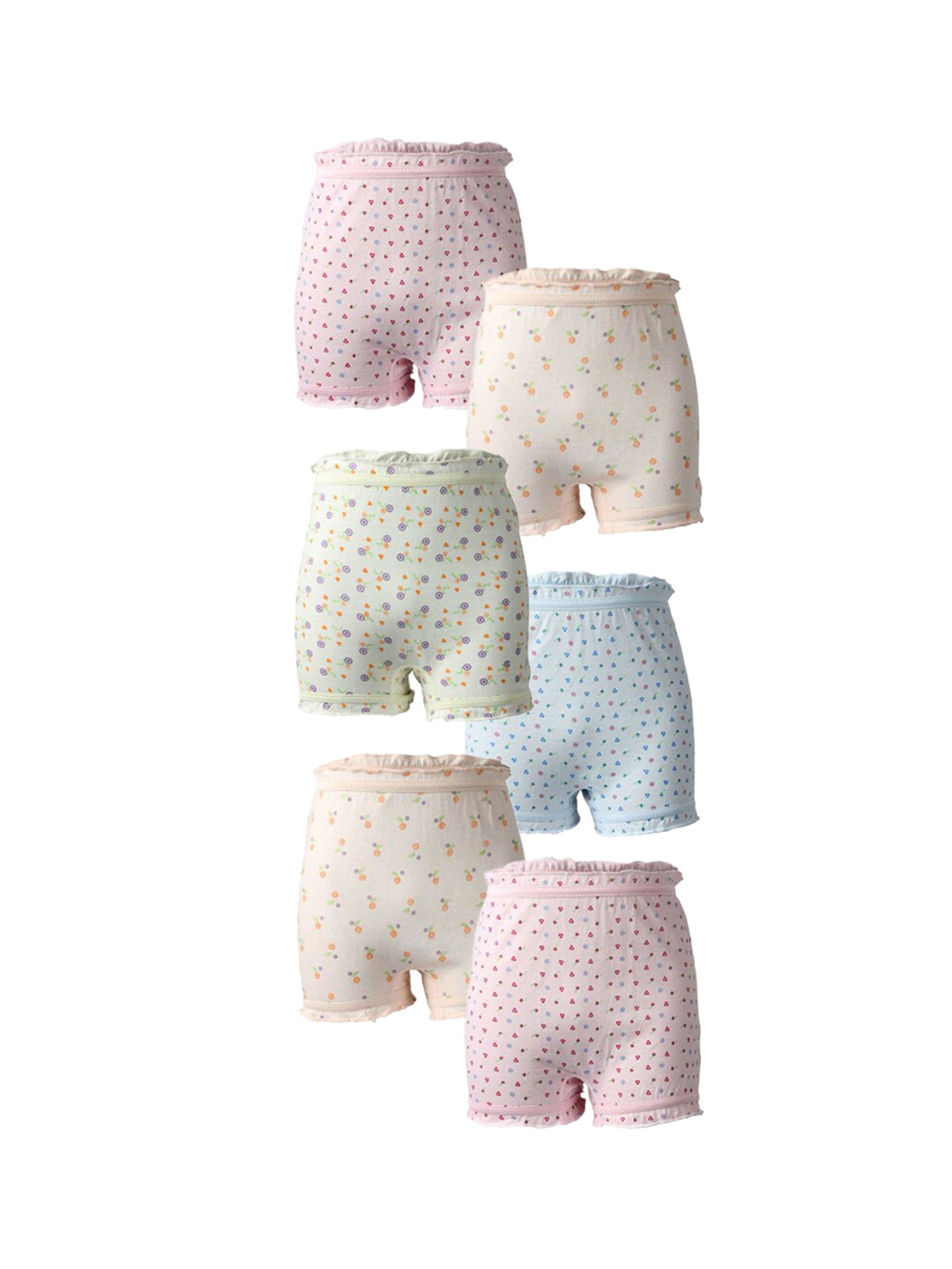 CARELOVE Kids Pack Of 6 Pure Cotton Boy Shorts Briefs Prince_Lc_9-10,Y-6pc_MY-Brif-B