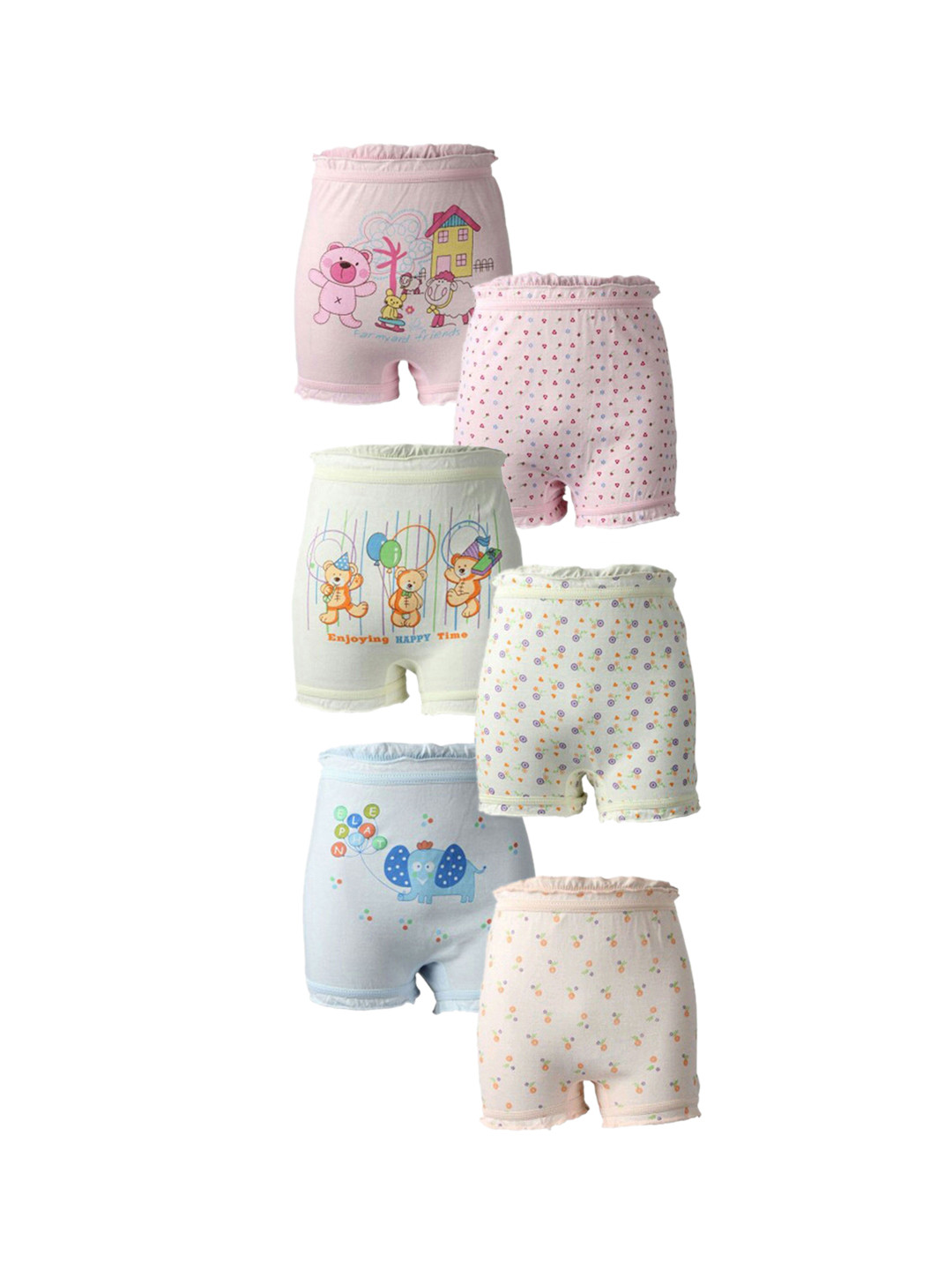 CARELOVE Kids Pack Of 6 Boy Shorts Briefs Polo_Lc-B_Prince_Lc-A_9-10,Y-6pc_MY-Brif-A