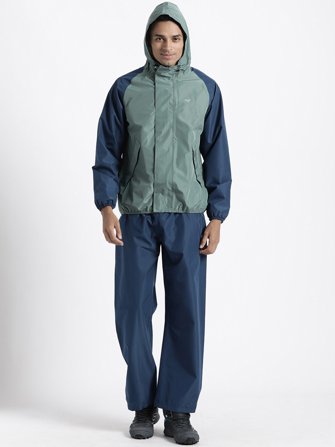 Wildcraft ColourBlocked Hypadry Technology Waterproof Rain Suit